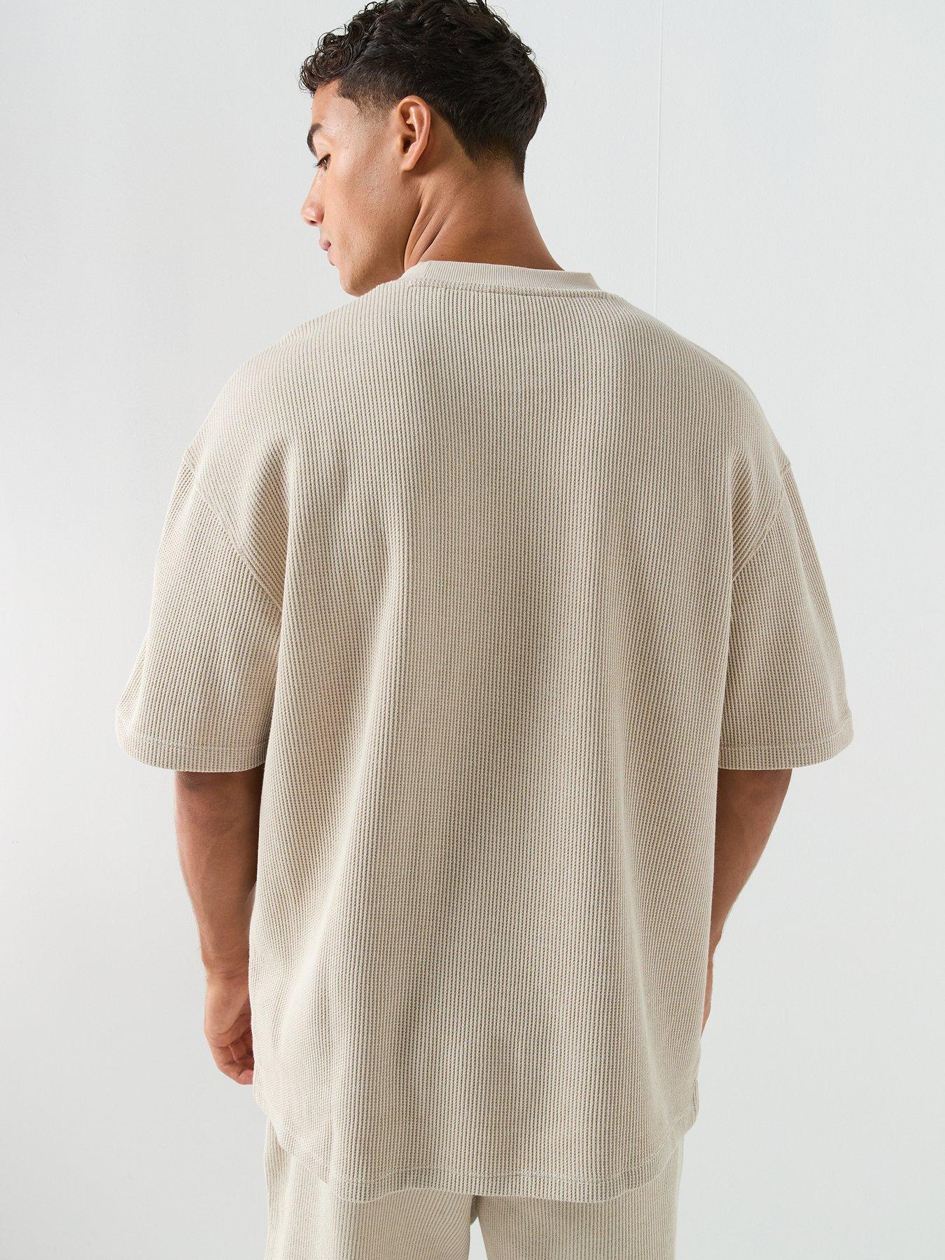 Image 2 of 4 of HUGO Blue Nuwaffle T-Shirt - White