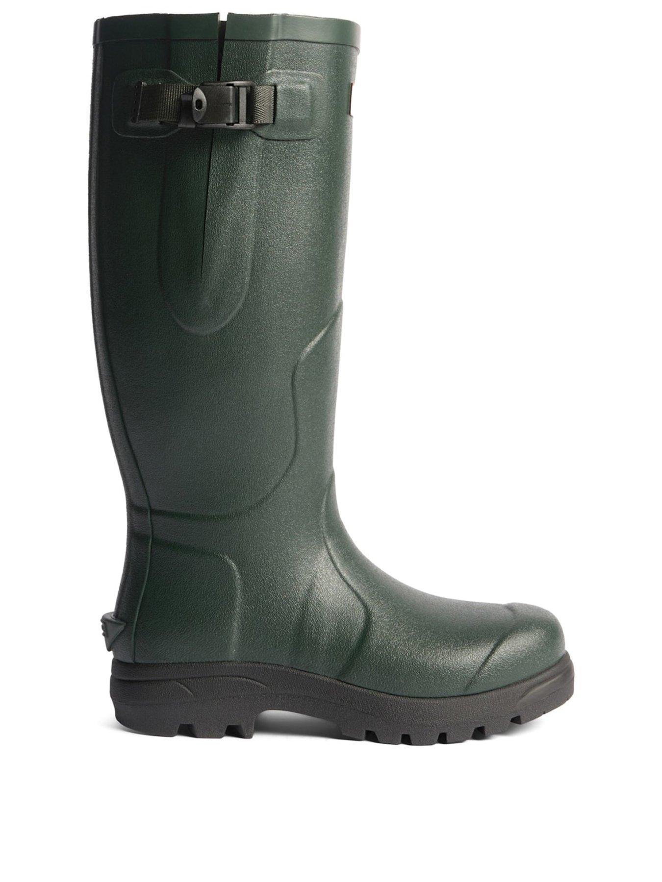 hunter-unisex-balmoral-mkii-side-adjustable-boot--dark-olivestillFront