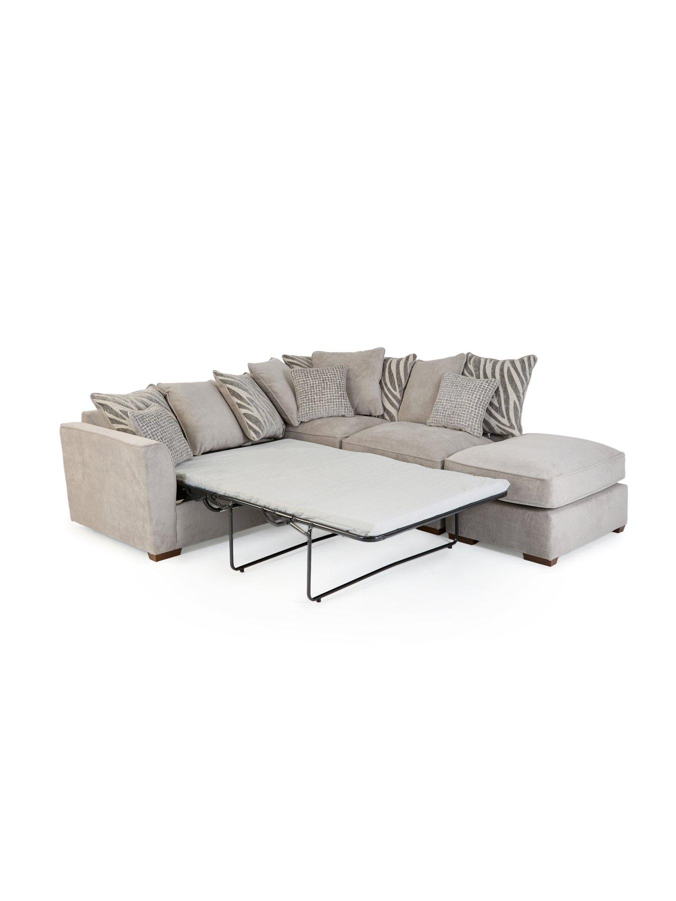 Image 3 of 7 of The Very Collection Nala Right Hand Chaise Sofa Bed with Footstool (Buy &amp; SAVE!)&nbsp;- Made to Order in the UK