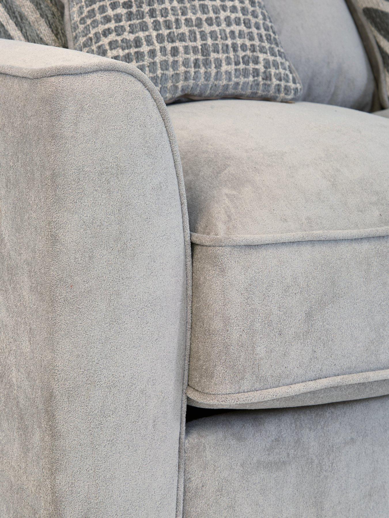 Image 7 of 7 of The Very Collection Nala Right Hand Chaise Sofa Bed with Footstool (Buy &amp; SAVE!)&nbsp;- Made to Order in the UK