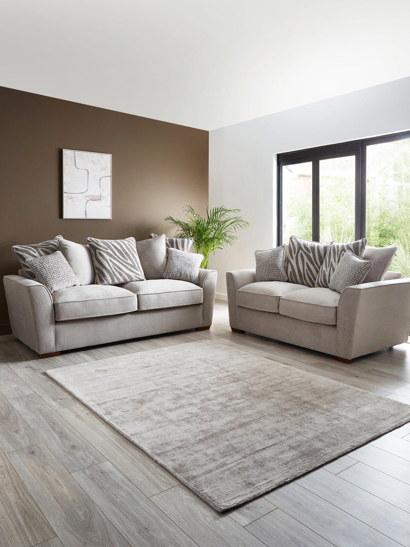 The Very Collection Nala 3 + 2 Seater Fabric Sofa Set