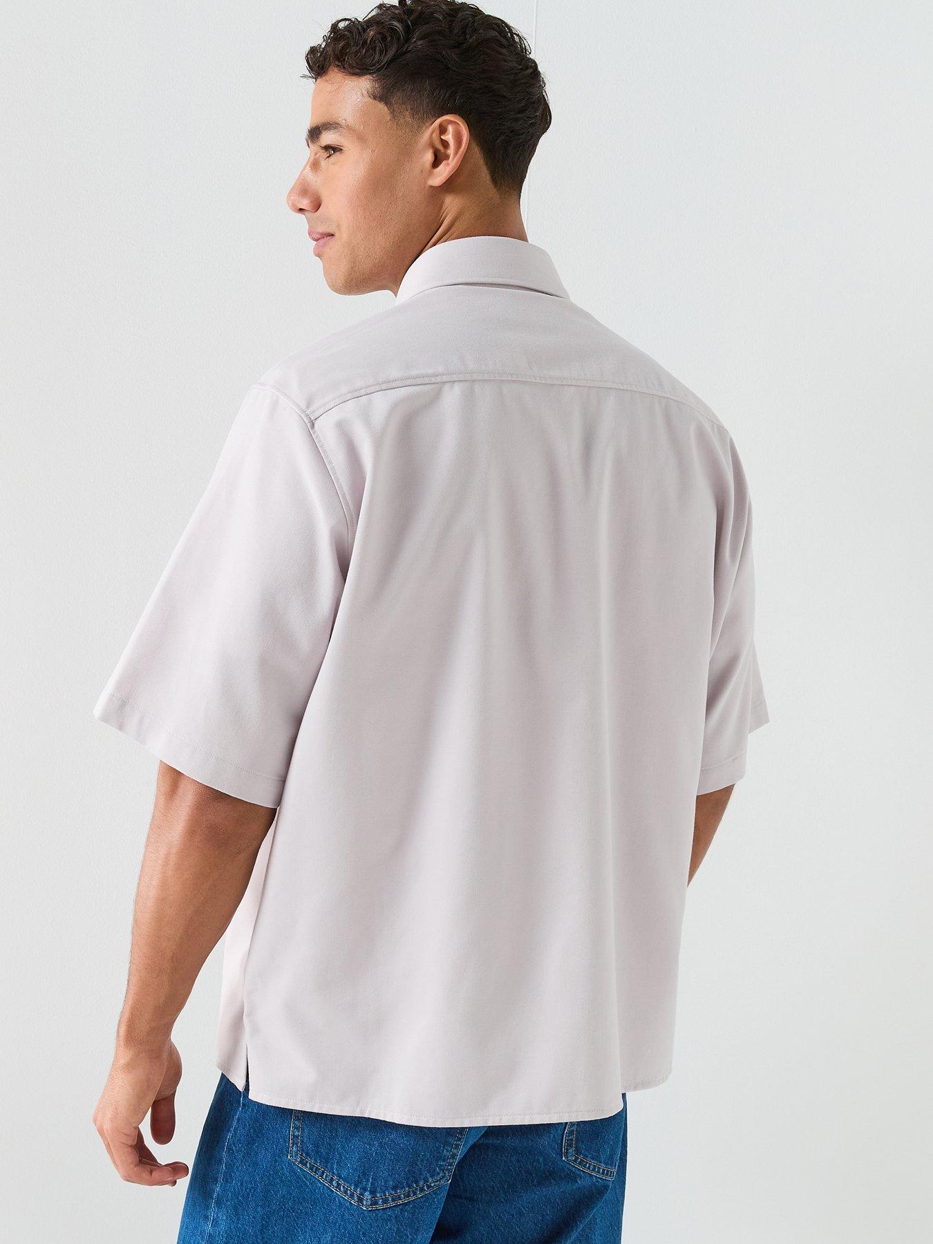 hugo-blue-ekyno-oversized-fit-short-sleeve-shirt-purplestillFront