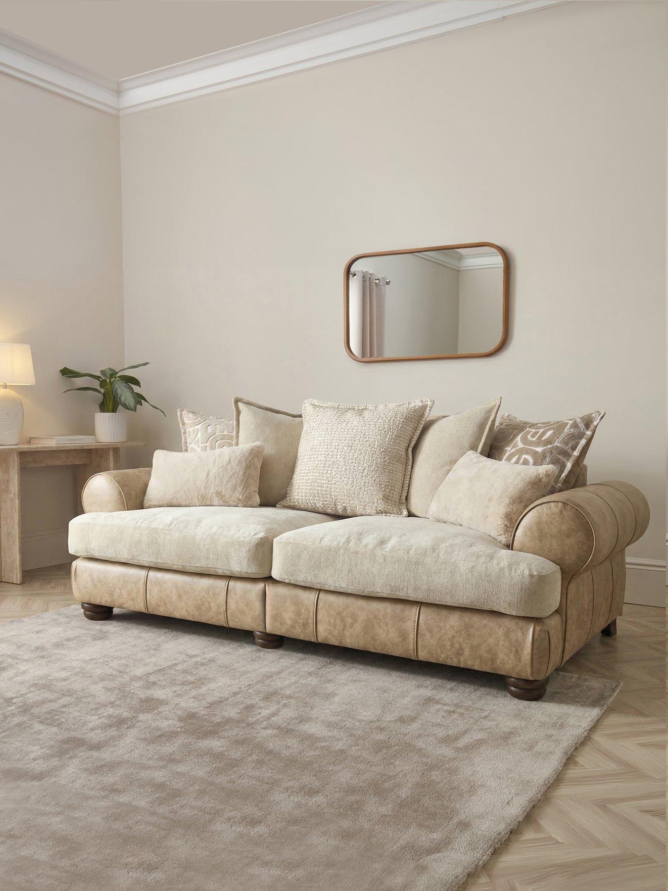 The Very Collection Broadway 4 Seater Fabric Sofa