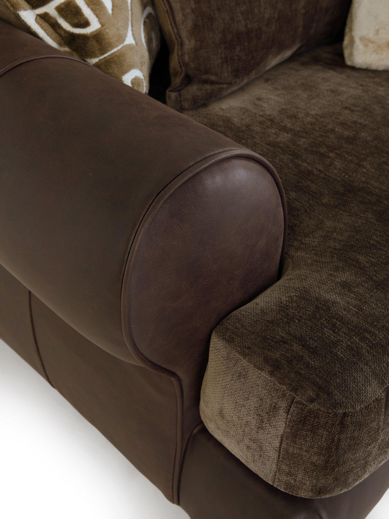 Image 5 of 7 of The Very Collection Broadway 3 + 2 Seater Fabric Sofa Set