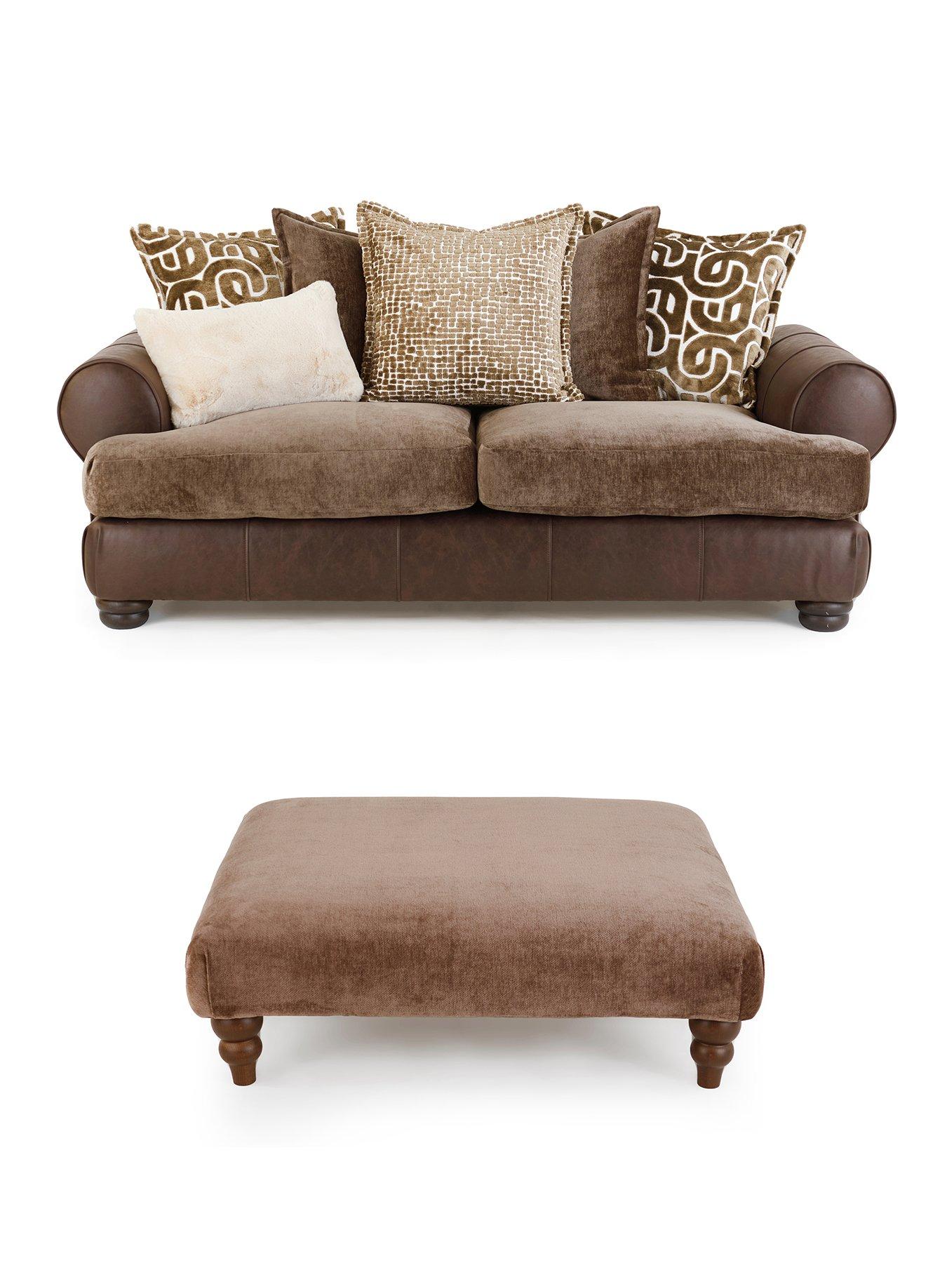 the-very-collection-broadway-3-seater-fabric-sofa-footstoolstillFront