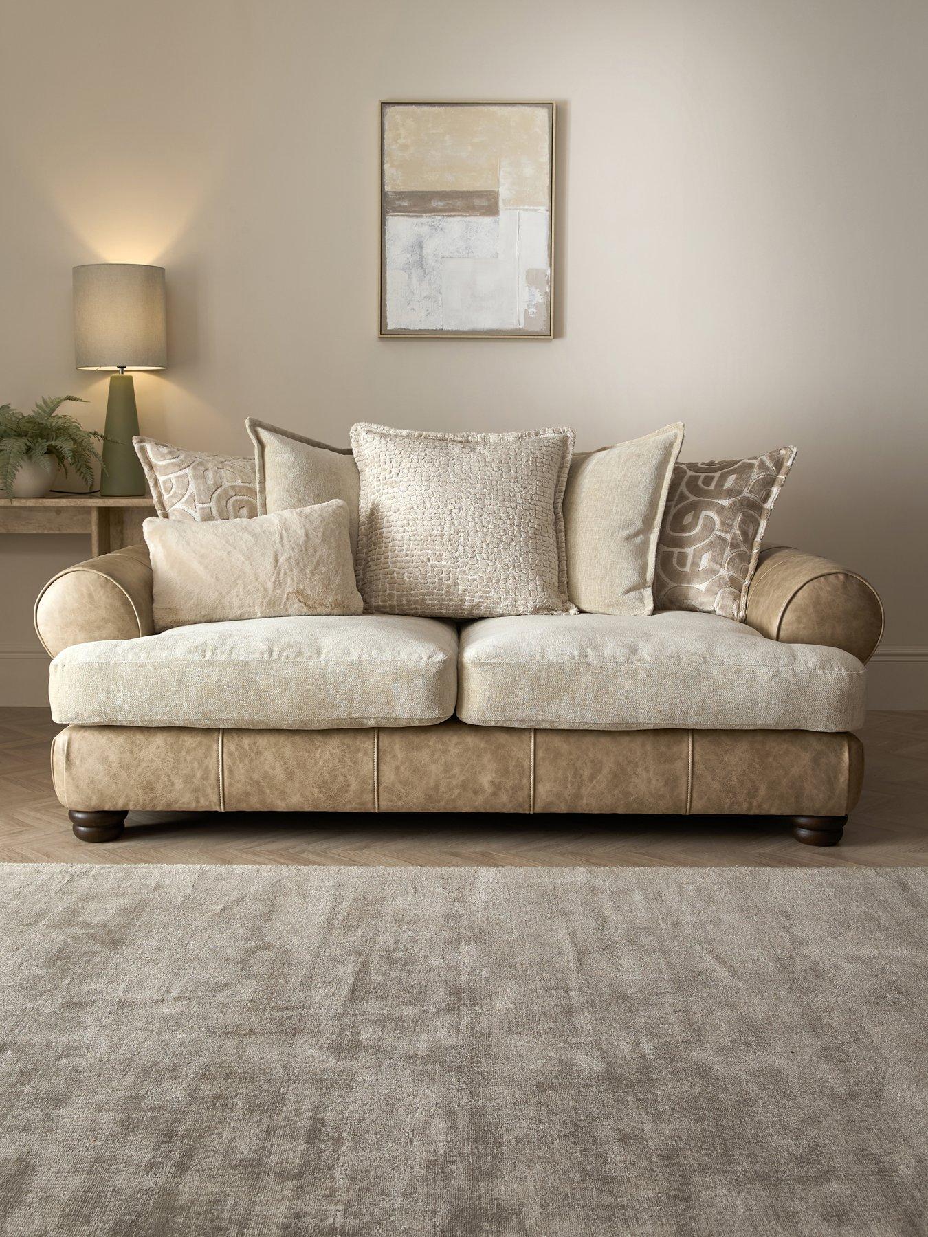 The Very Collection Broadway 3 Seater Fabric Sofa