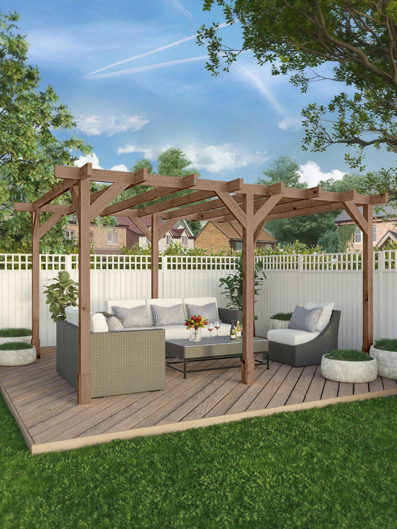 MERCIA Mercia 3m x 4m Traditional Pergola