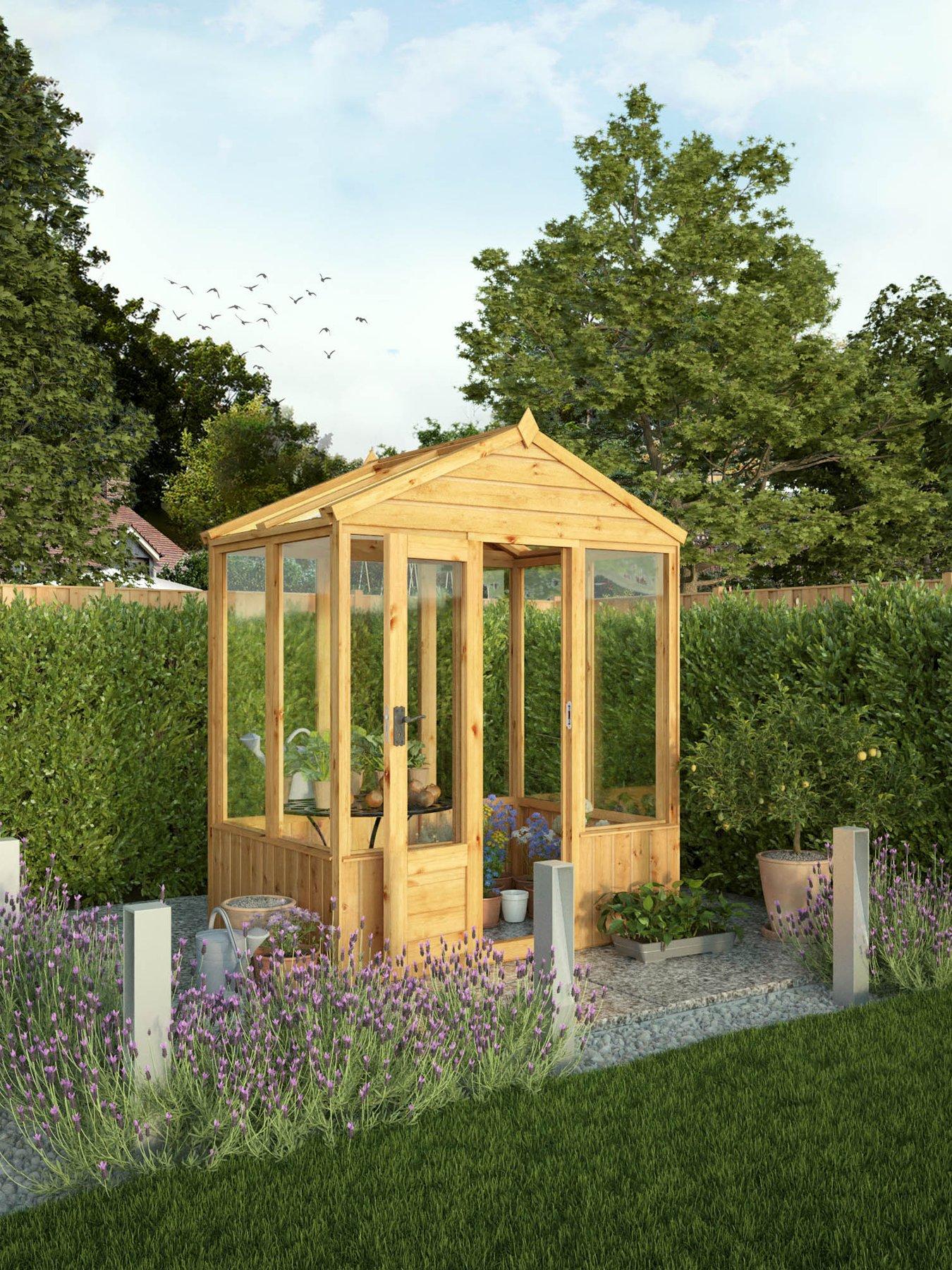 MERCIA Mercia 4 x 6 Woodsman Apex Styrene Greenhouse