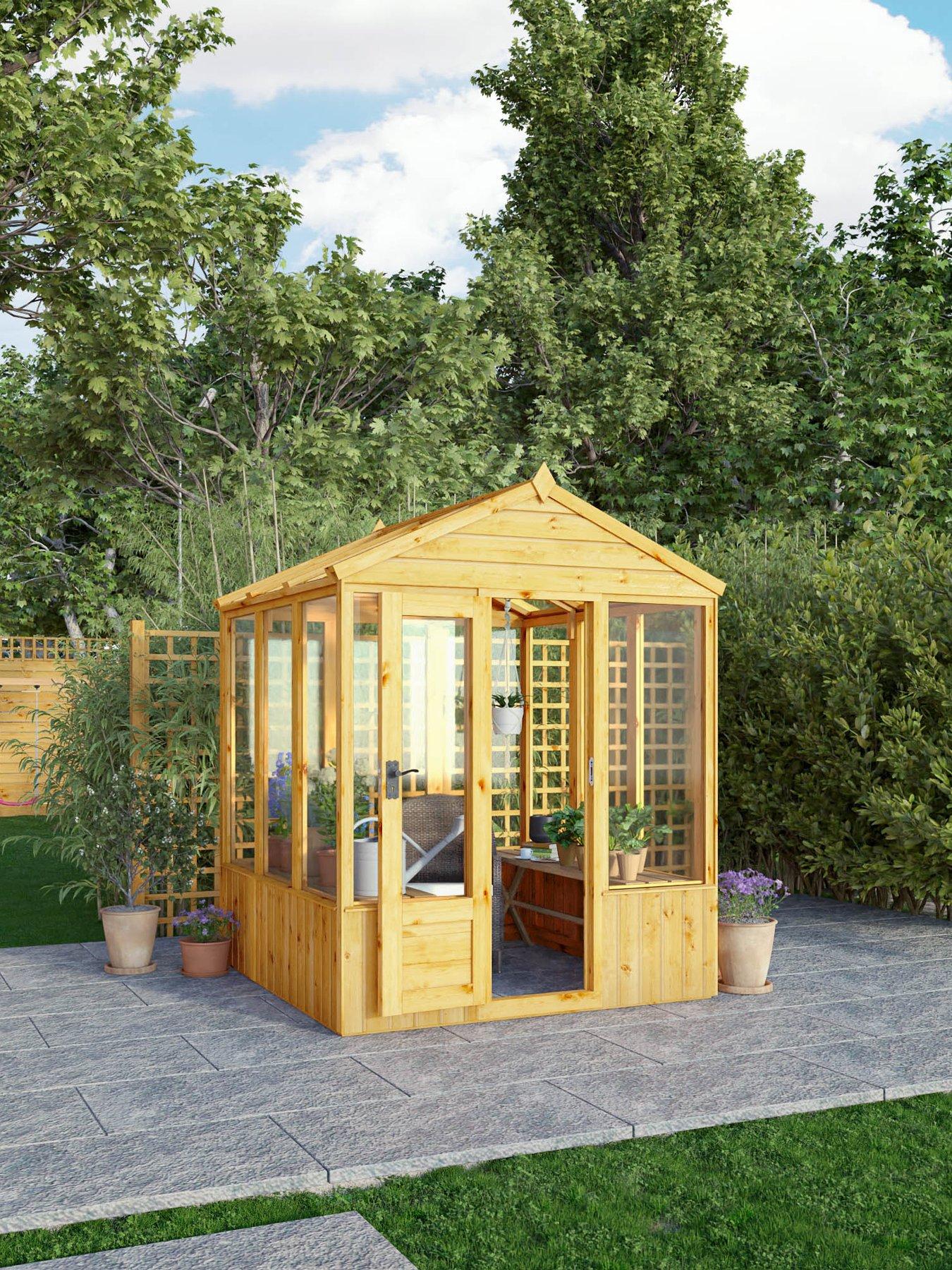MERCIA Mercia 6 x 6 Woodsman Apex Styrene Greenhouse