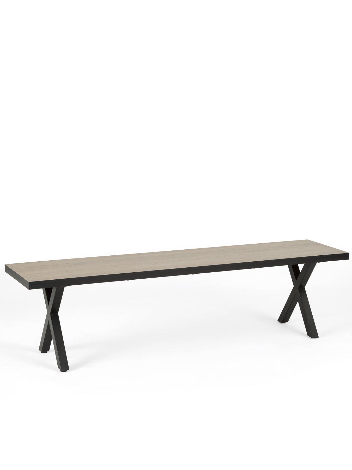 Image 7 of 7 of The Very Collection Oslo 180cm Rectangular Dining Table & 2 Benches