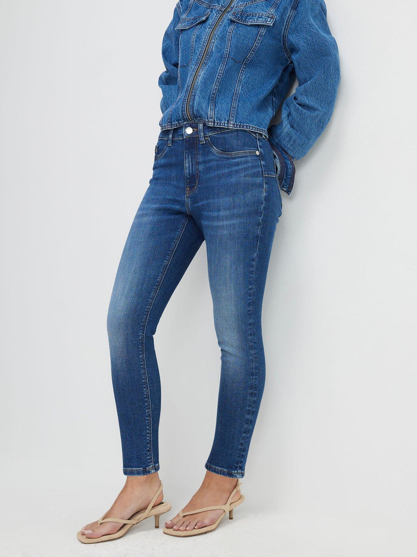 River Island Petite Molly Sculpt Chicago Jeans - Blue