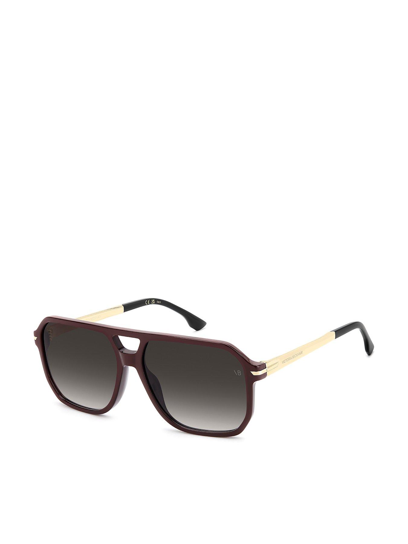 VICTORIA BECKHAM 1002/S Women's Navigator Sunglasses - Red