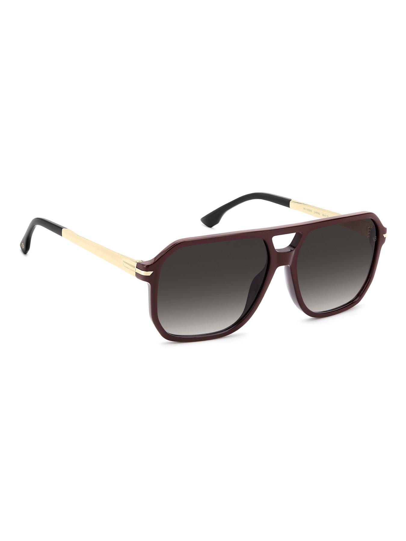 Image 2 of 5 of VICTORIA BECKHAM 1002/S Women's Navigator Sunglasses - Red