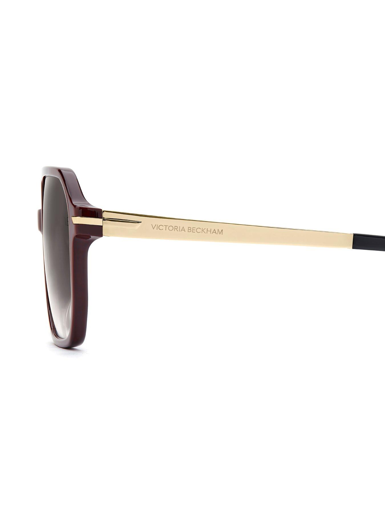 Image 4 of 5 of VICTORIA BECKHAM 1002/S Women's Navigator Sunglasses - Red
