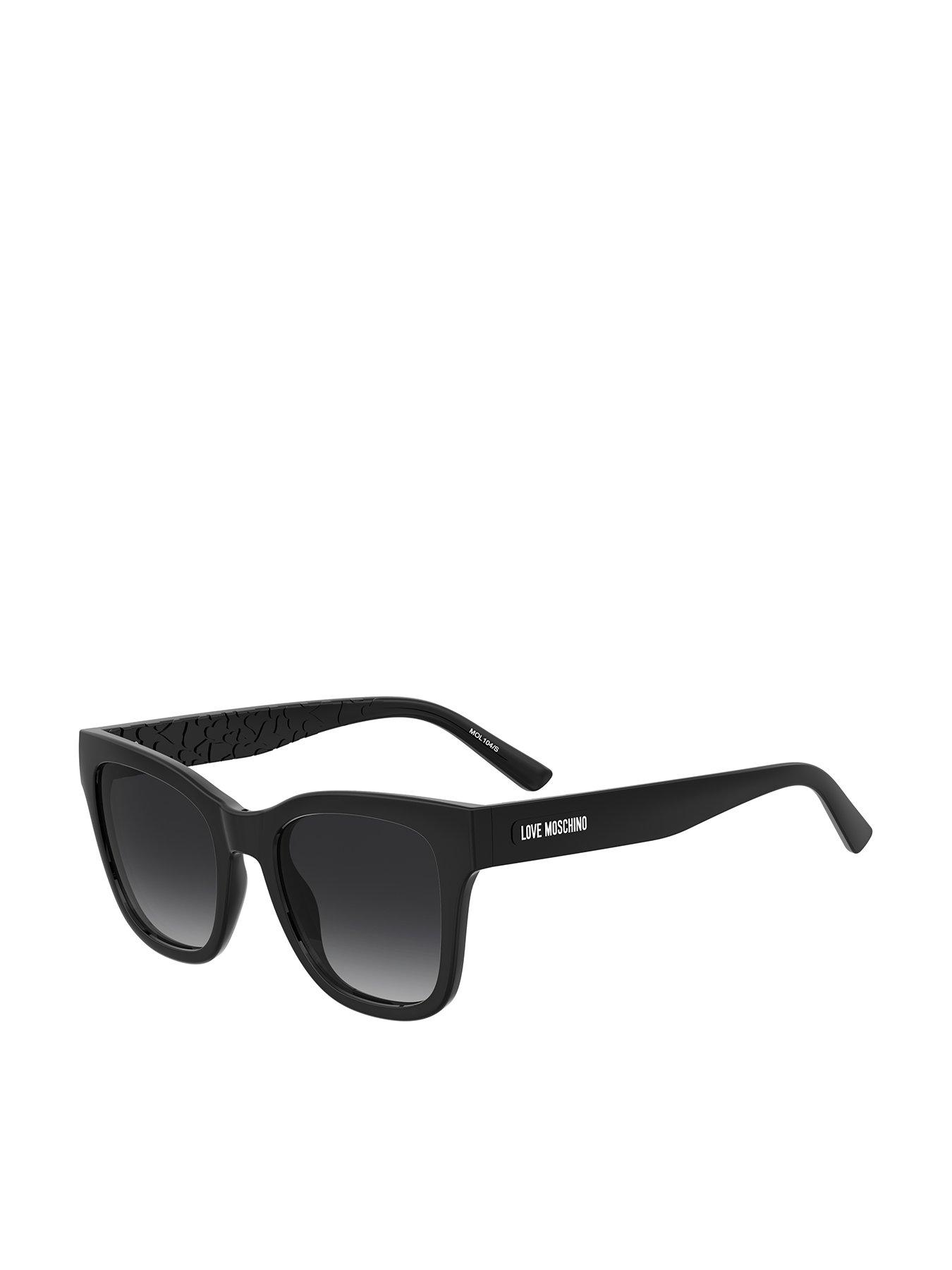 LOVE MOSCHINO MOL104/S Women's Sunglasses - Black