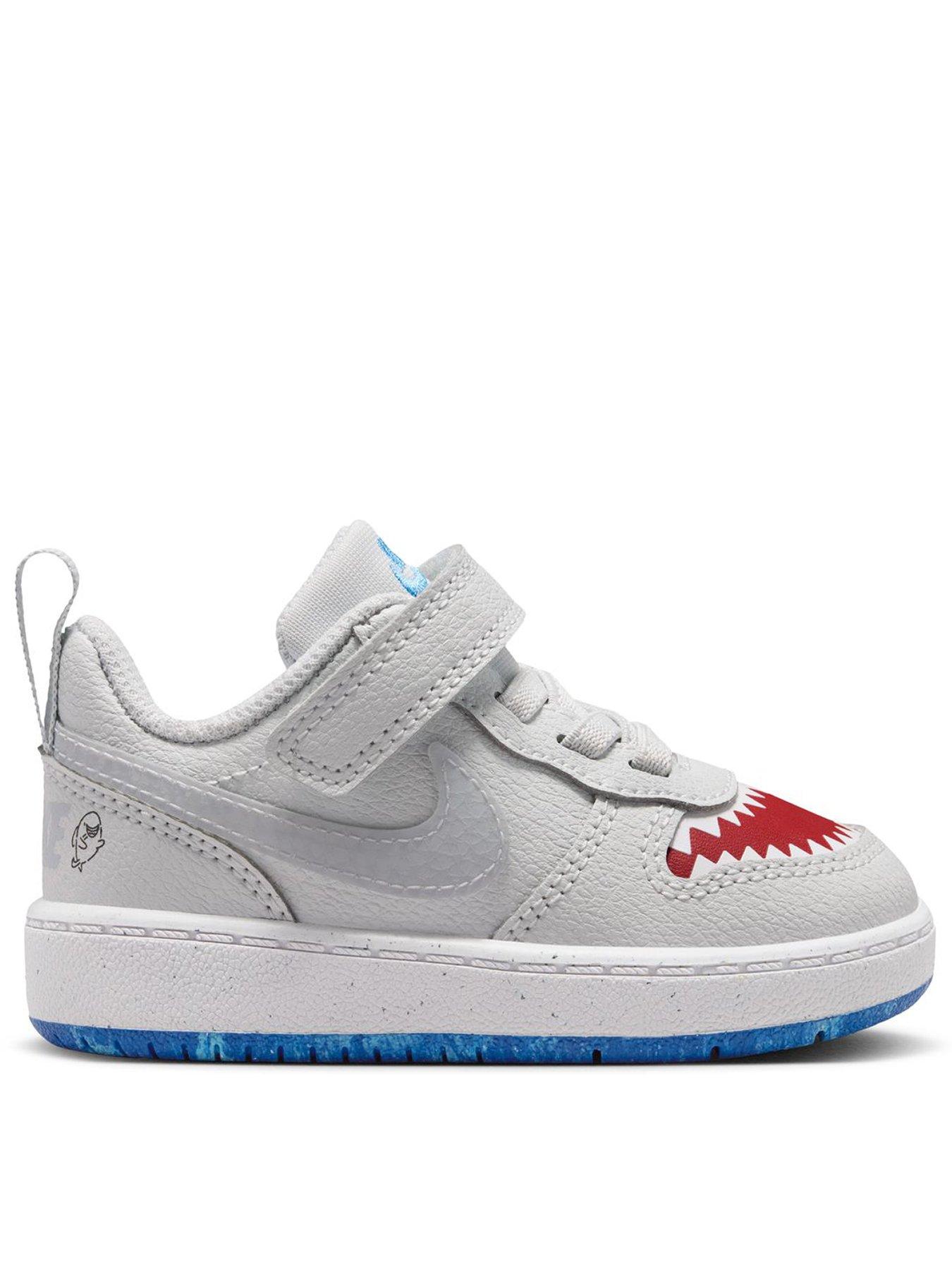Nike Baby/Toddler Court Borough Shark Trainers - Grey