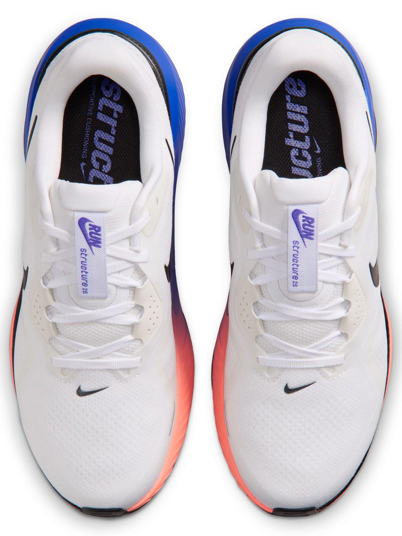 Image 4 of 7 of Nike Mens Running Structure 26 Trainers - White