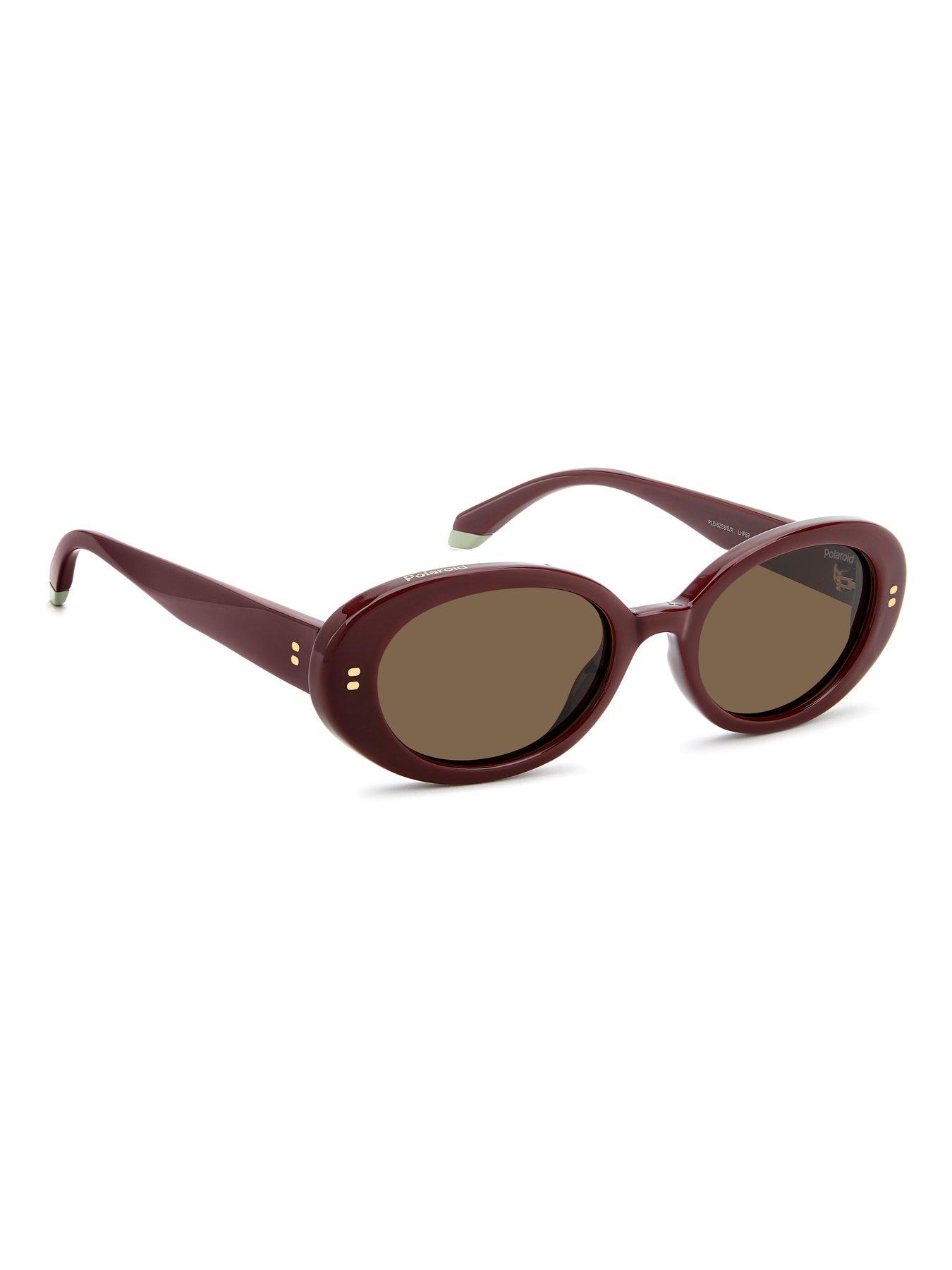 Image 2 of 6 of Polaroid PLD 6253/S/X Women's Oval Sunglasses - Red