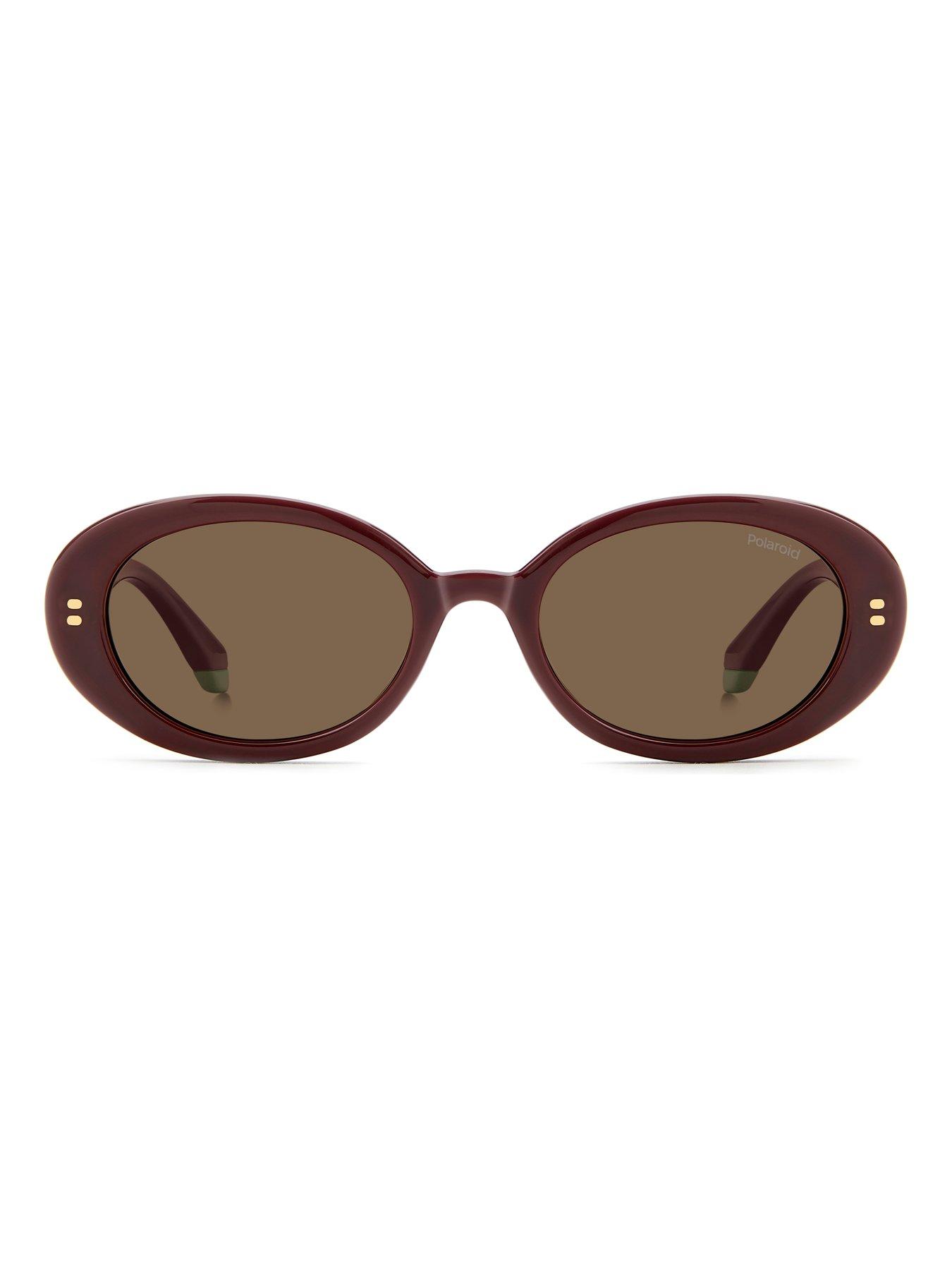 Image 3 of 6 of Polaroid PLD 6253/S/X Women's Oval Sunglasses - Red