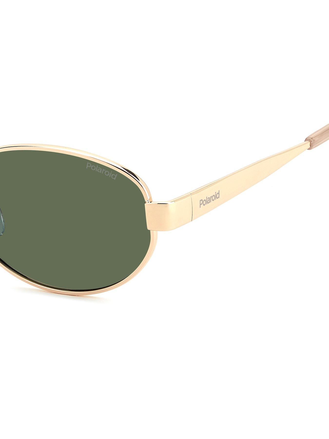 Image 5 of 5 of Polaroid Women's PLD Oval Shape Sunglasses - Gold