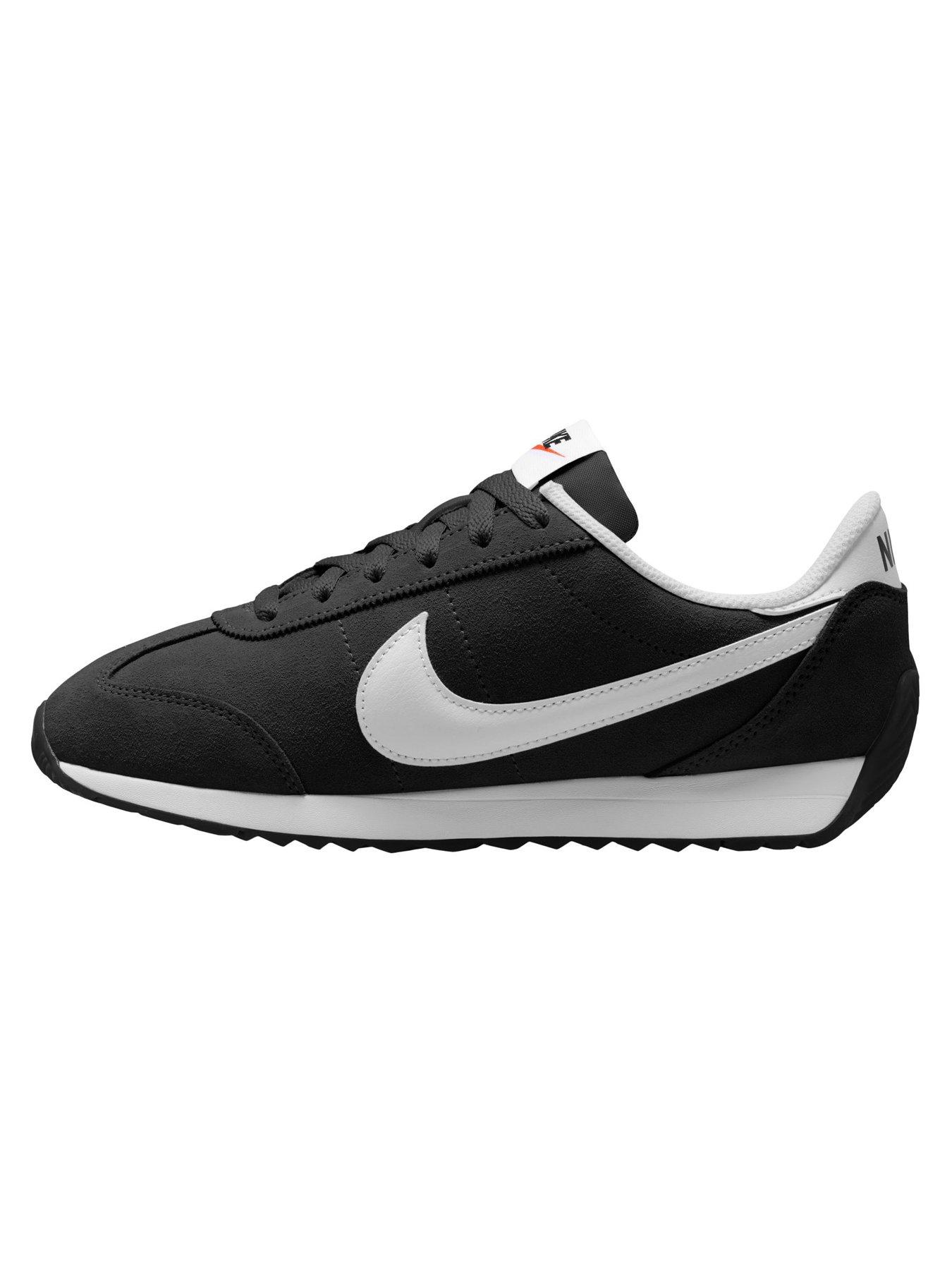 Image 4 of 4 of Nike Womens Pacific Suede Trainers - Black/White