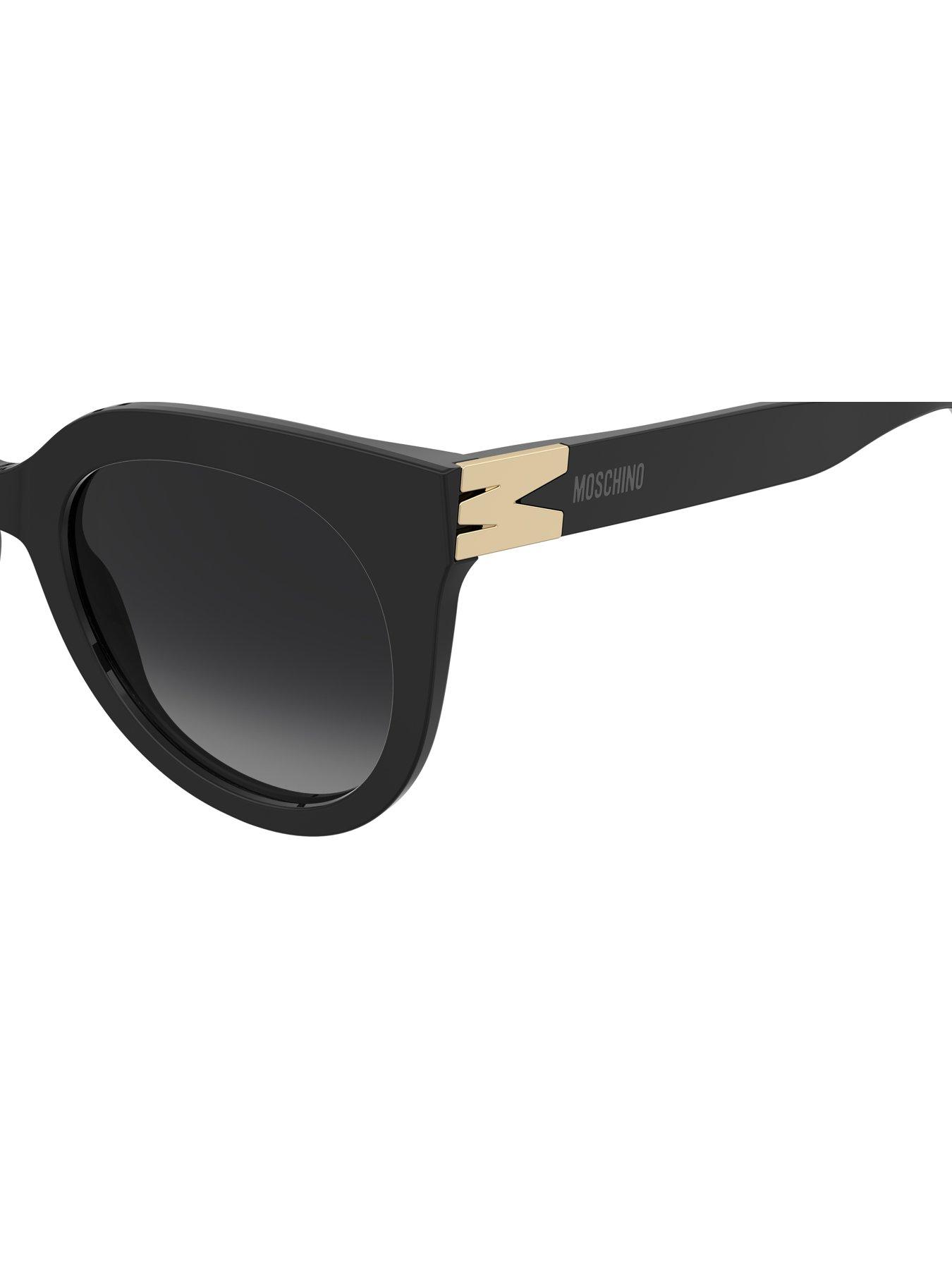 moschino-round-frame-sunglasses-with-m-trim--blackdetail