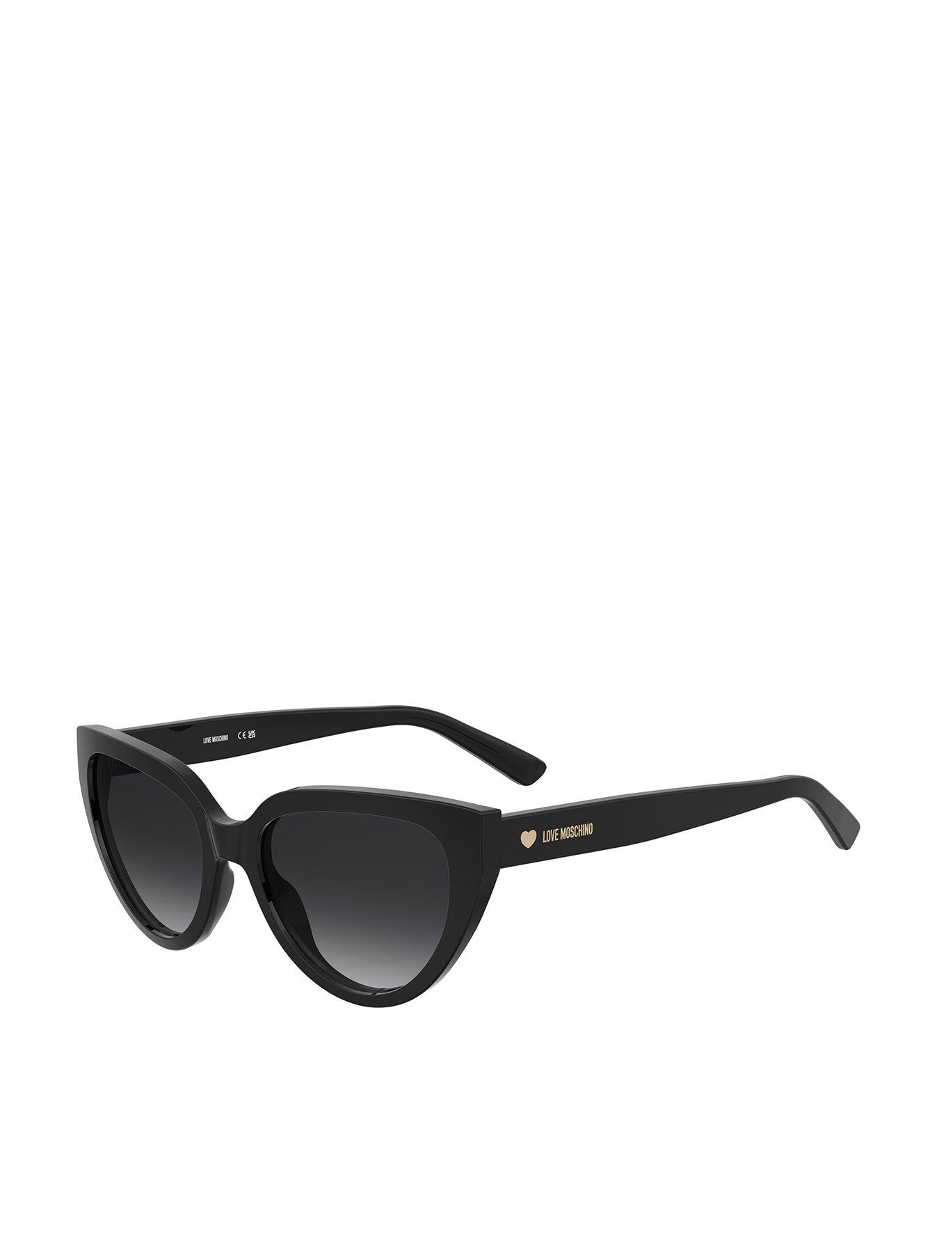 LOVE MOSCHINO Cat Eye Sunglasses- Black