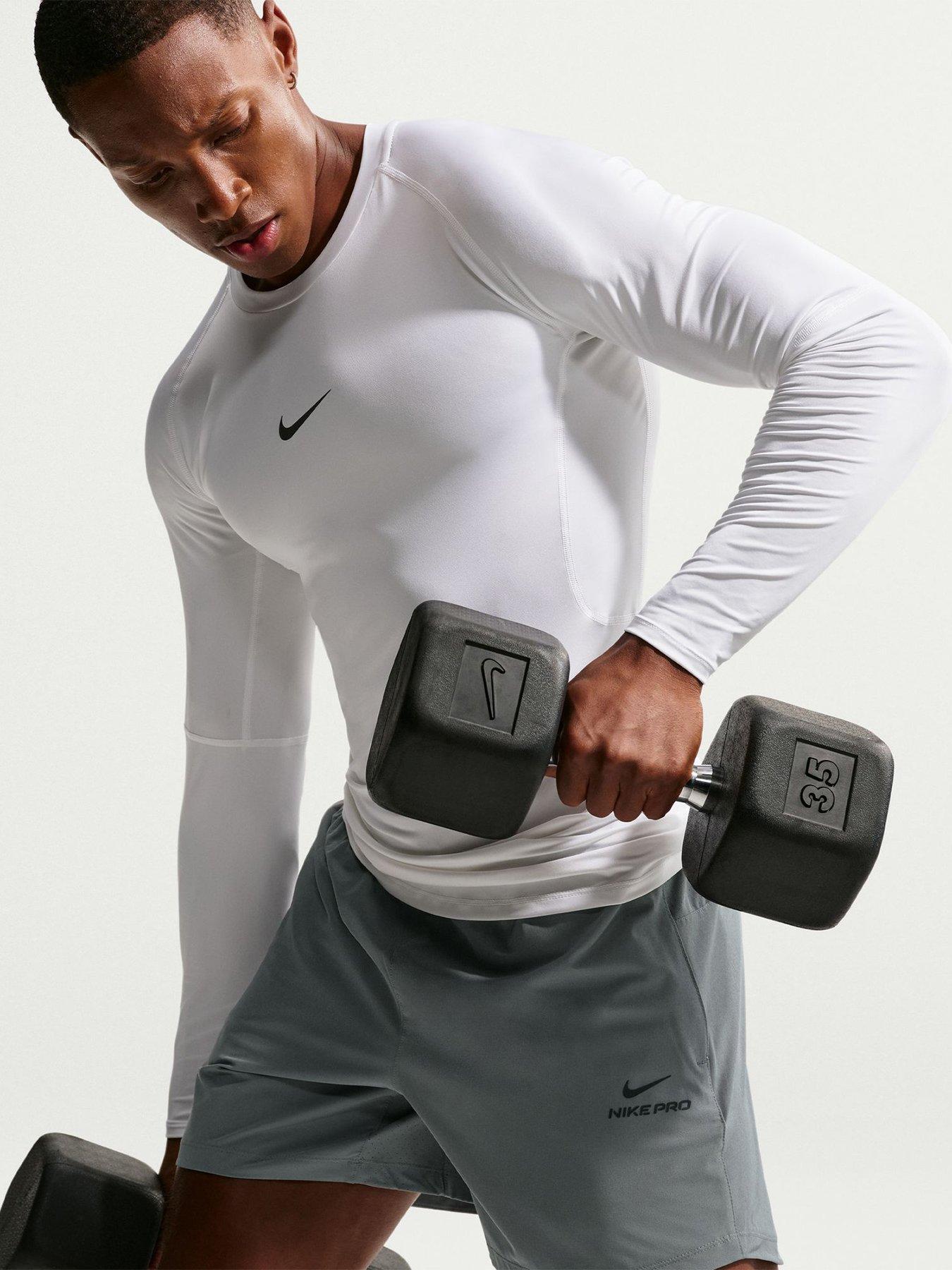 Image 4 of 5 of Nike Nike Mens Training Dri-fit 6 Inch Shorts - Grey