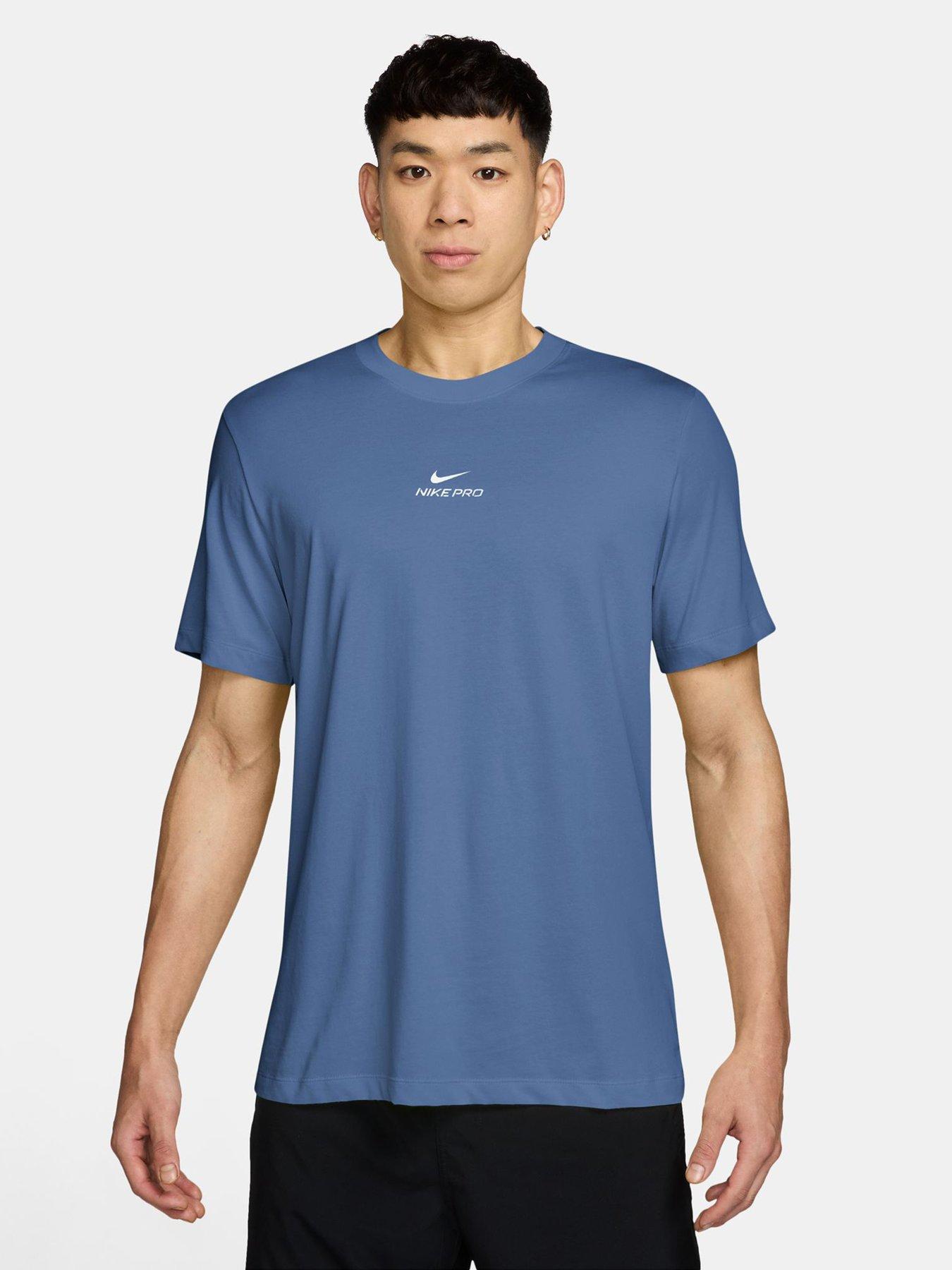 Nike Mens Training Pro T-Shirt - Blue