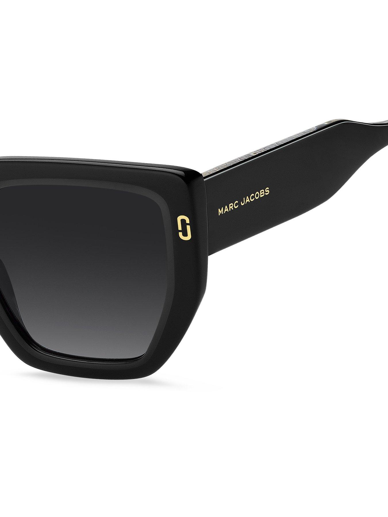 Image 4 of 5 of MARC JACOBS 1126/S Women's Bold Geometric Sunglasses - Black
