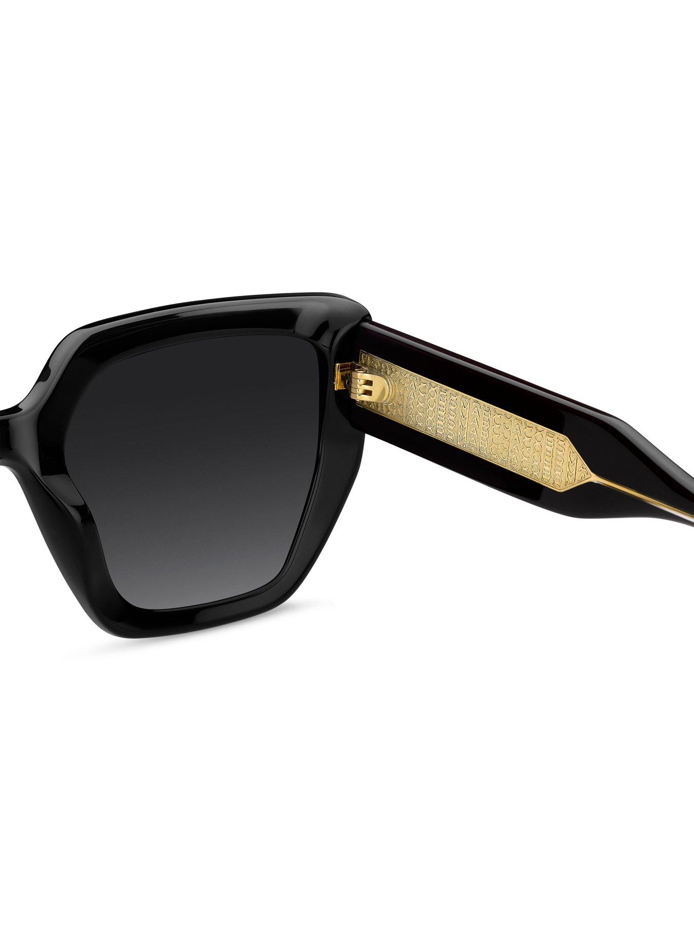 Image 5 of 5 of MARC JACOBS 1126/S Women's Bold Geometric Sunglasses - Black