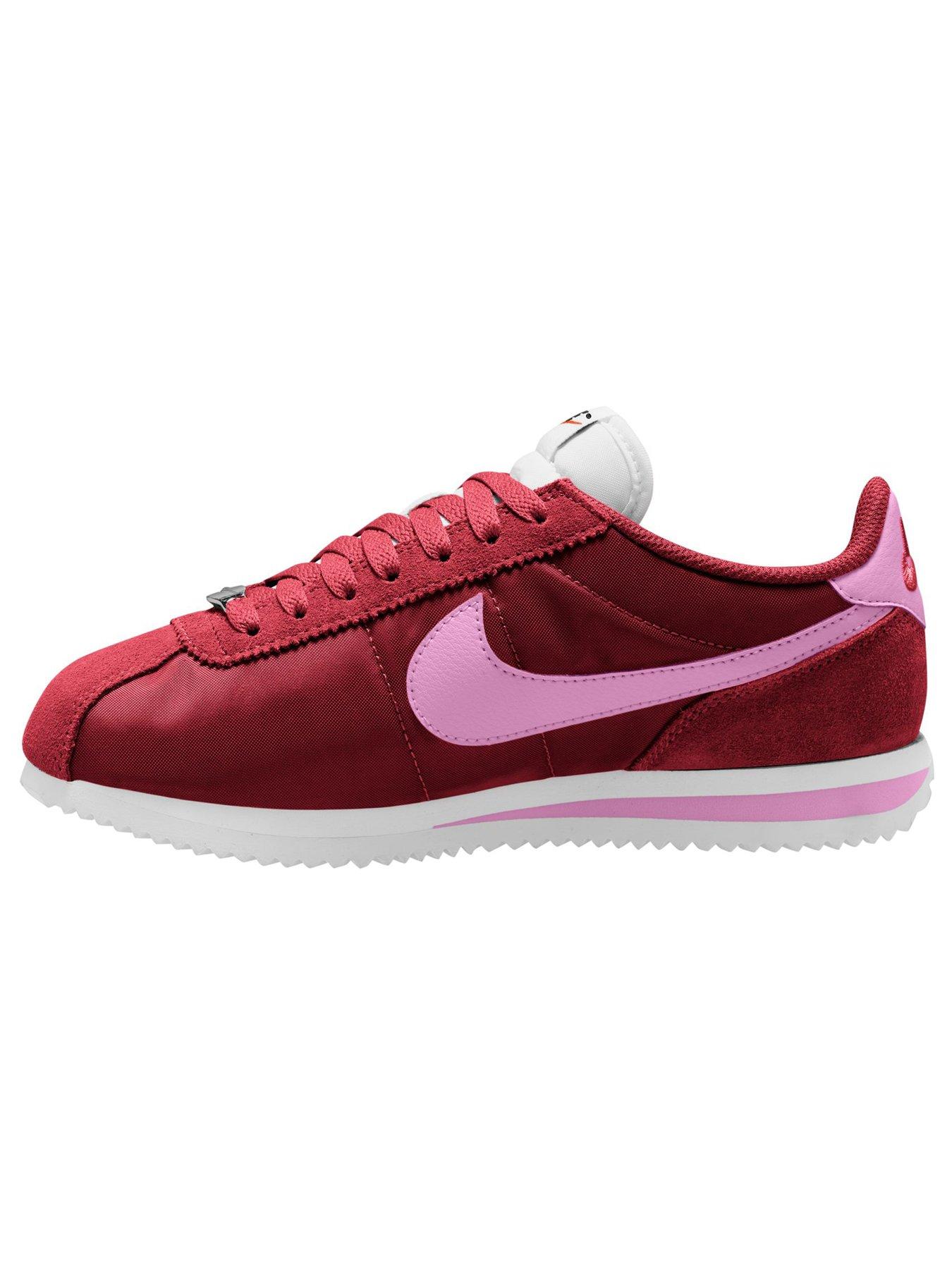 Image 4 of 4 of Nike Womens Cortez Textile Trainers - Red