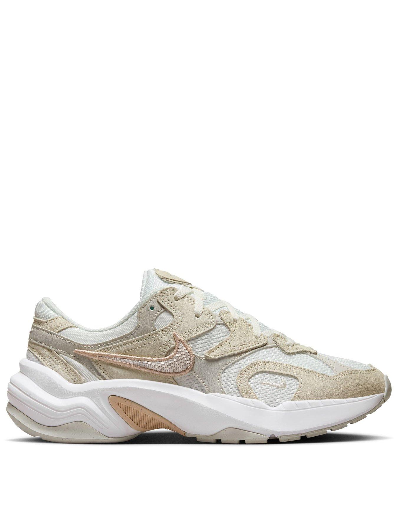 Image 1 of 7 of Nike Womens AL8 Breathable Mesh Chunky Trainers - Sail/Sand-Bone-Coconut Milk