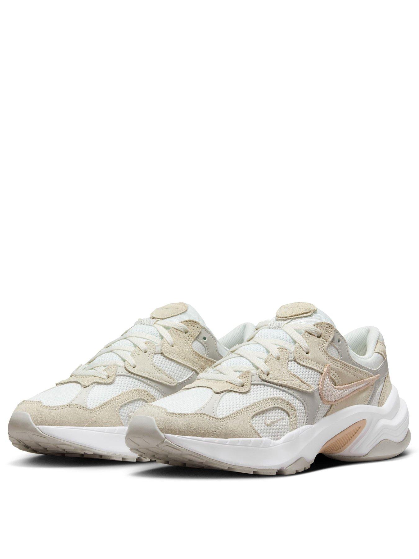 Image 2 of 7 of Nike Womens AL8 Breathable Mesh Chunky Trainers - Sail/Sand-Bone-Coconut Milk