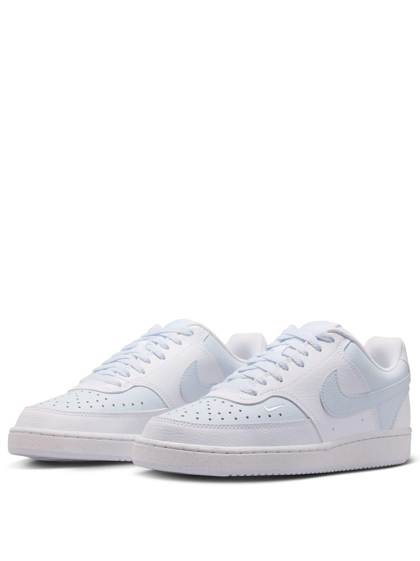 Image 2 of 8 of Nike Womens Court Vision Low Profile Trainers - White