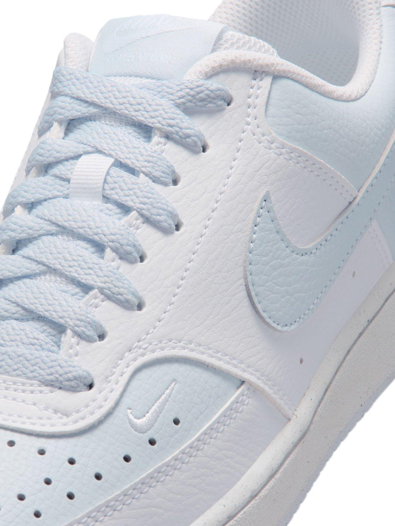 Image 6 of 8 of Nike Womens Court Vision Low Profile Trainers - White