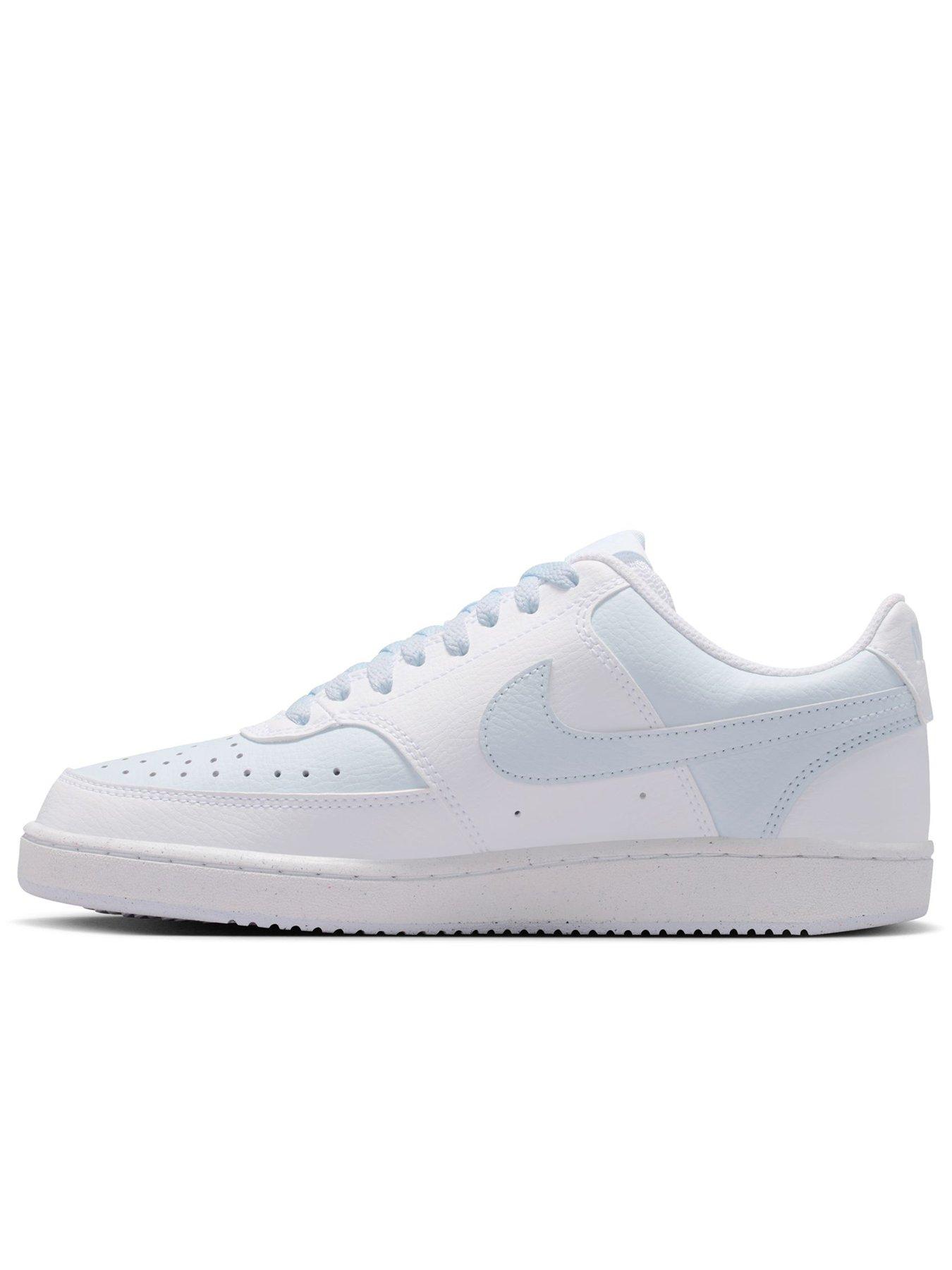 Image 7 of 8 of Nike Womens Court Vision Low Profile Trainers - White