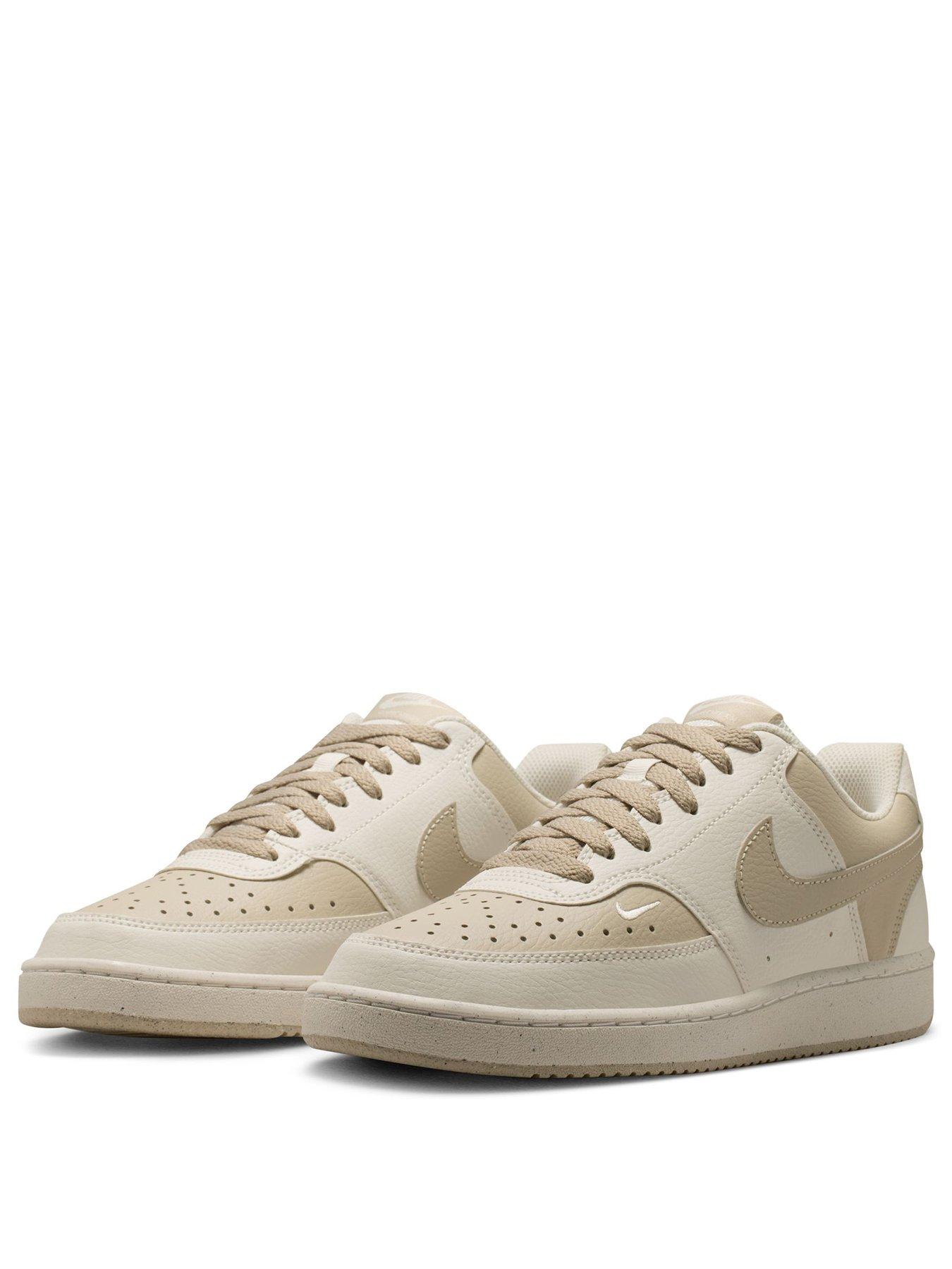 Image 2 of 8 of Nike Womens Court Vision Low Profile Trainers - Cream