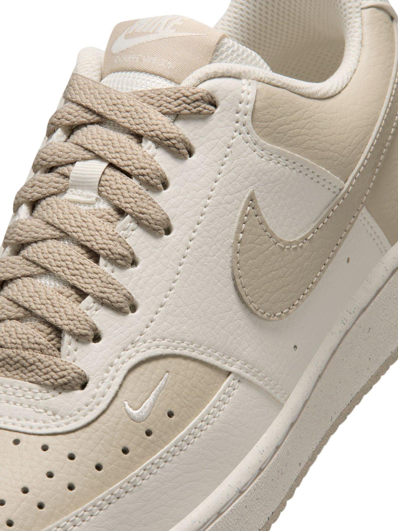 Image 6 of 8 of Nike Womens Court Vision Low Profile Trainers - Cream