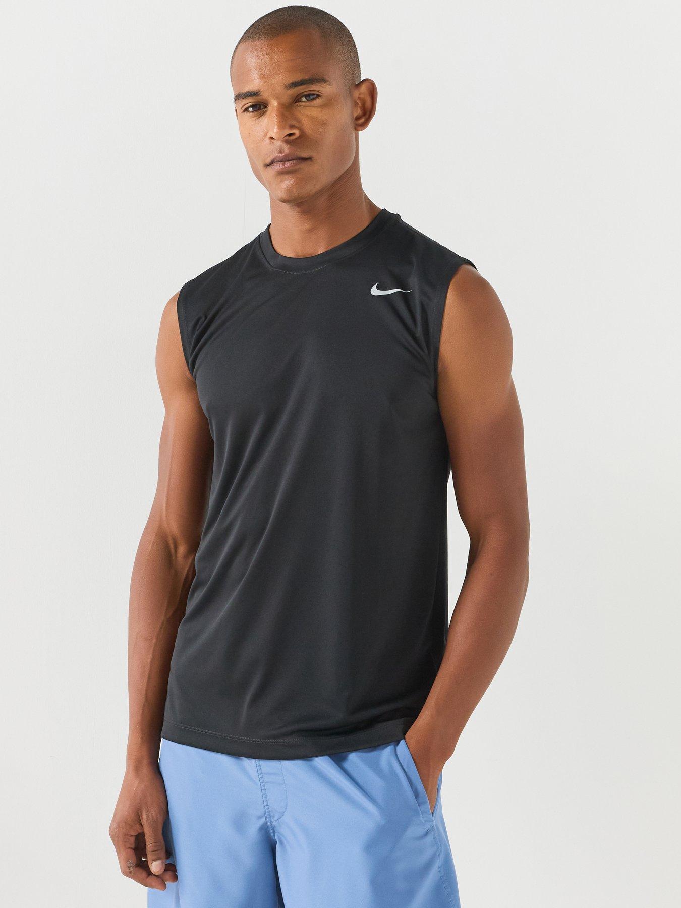Nike Mens Training Dri-Fit Poly Vest - Black