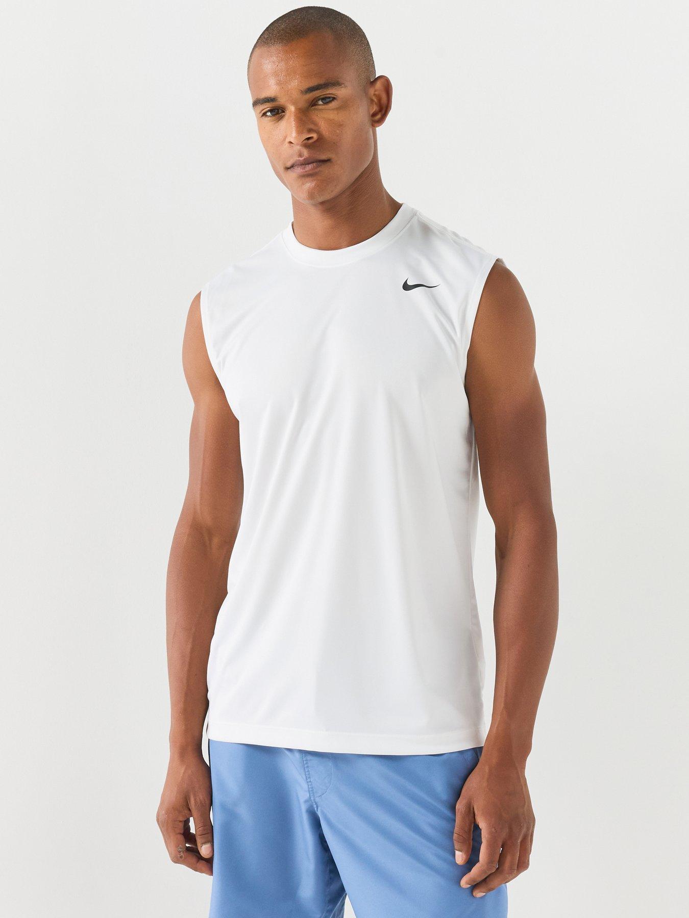Nike Mens Training Dri-Fit Poly Vest - White