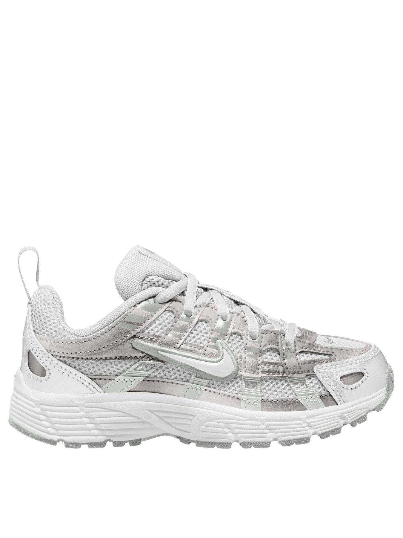Image 1 of 4 of Nike Little Kids Shoes P-6000 Trainers - Grey/White