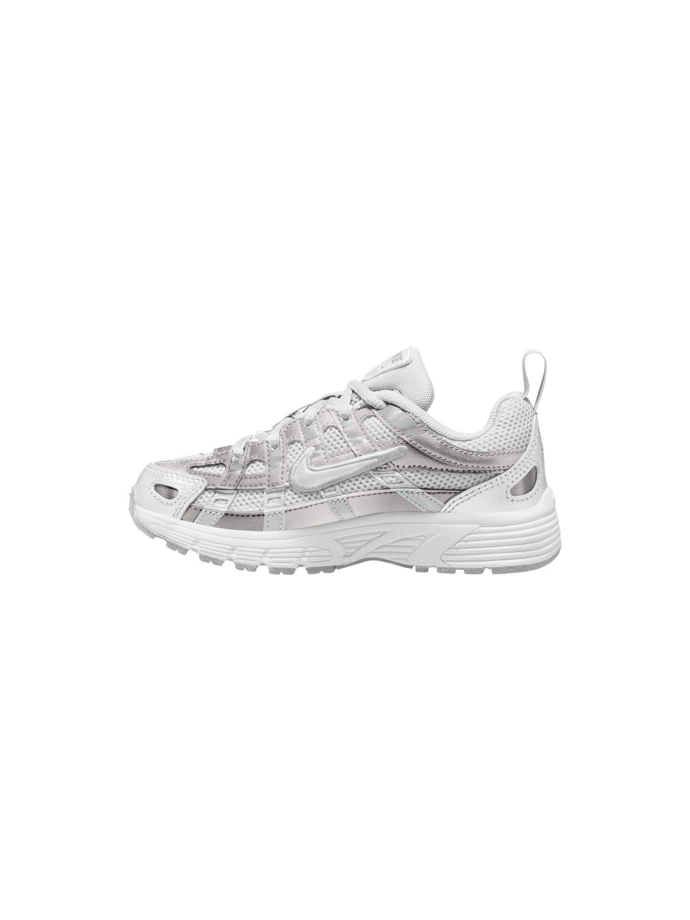Image 4 of 4 of Nike Little Kids Shoes P-6000 Trainers - Grey/White