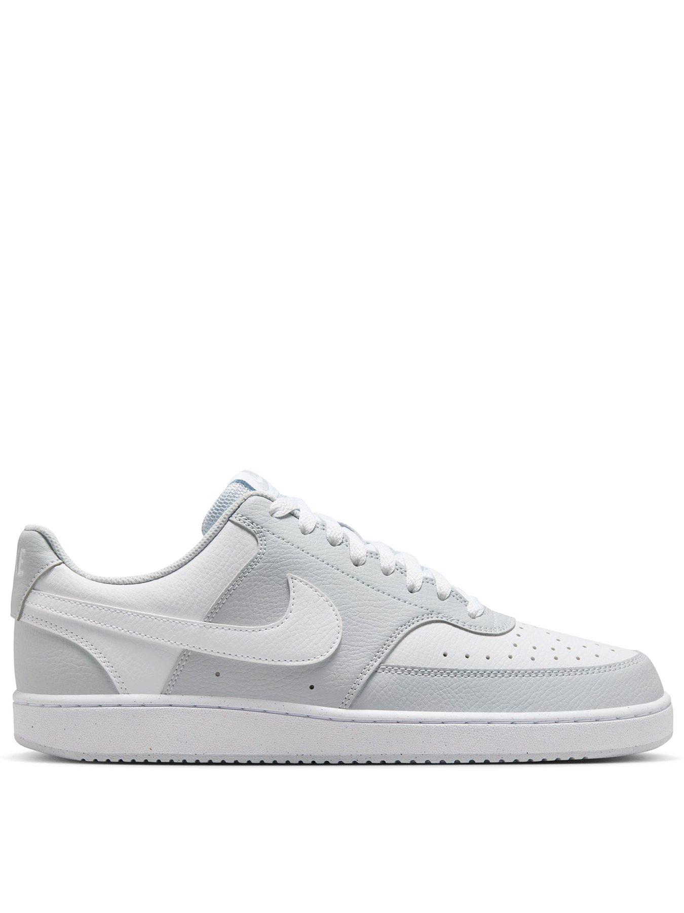 Image 1 of 7 of Nike Mens Court Vision Low Trainers - White