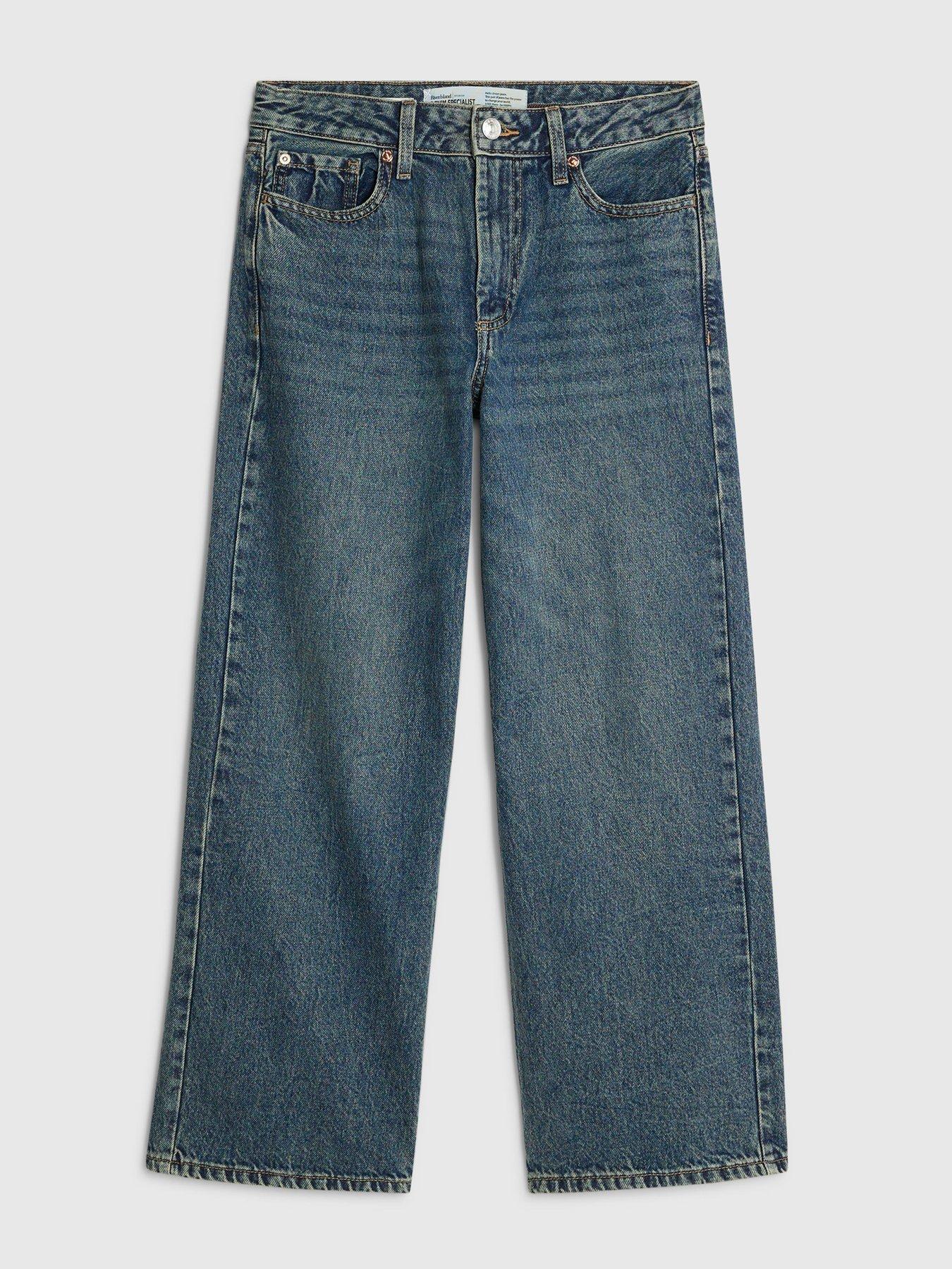 Image 5 of 6 of River Island Petite Lynx Relaxed Straight - Blue