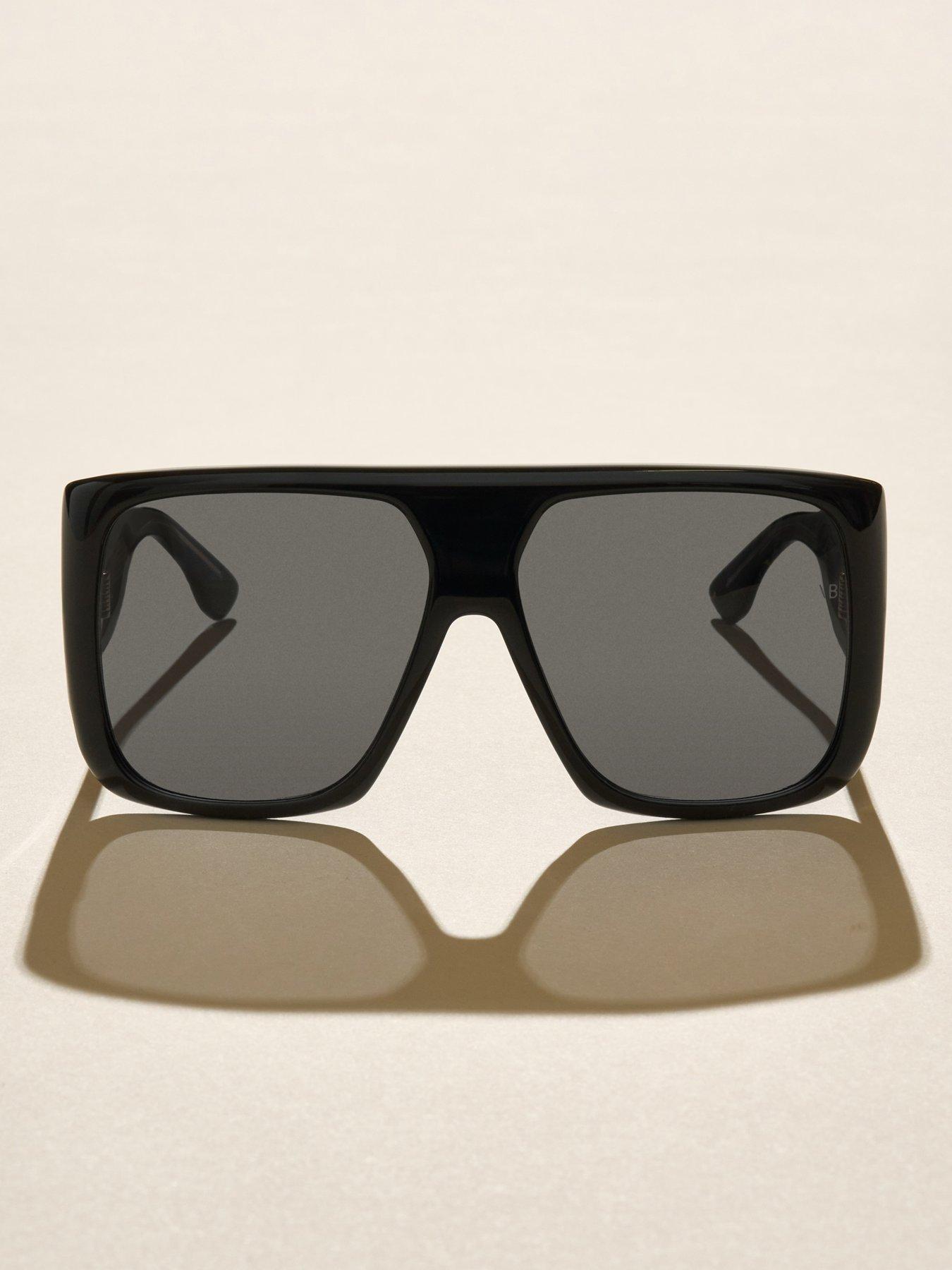 Image 3 of 5 of VICTORIA BECKHAM Oversized Square Mask Style Sunglasses