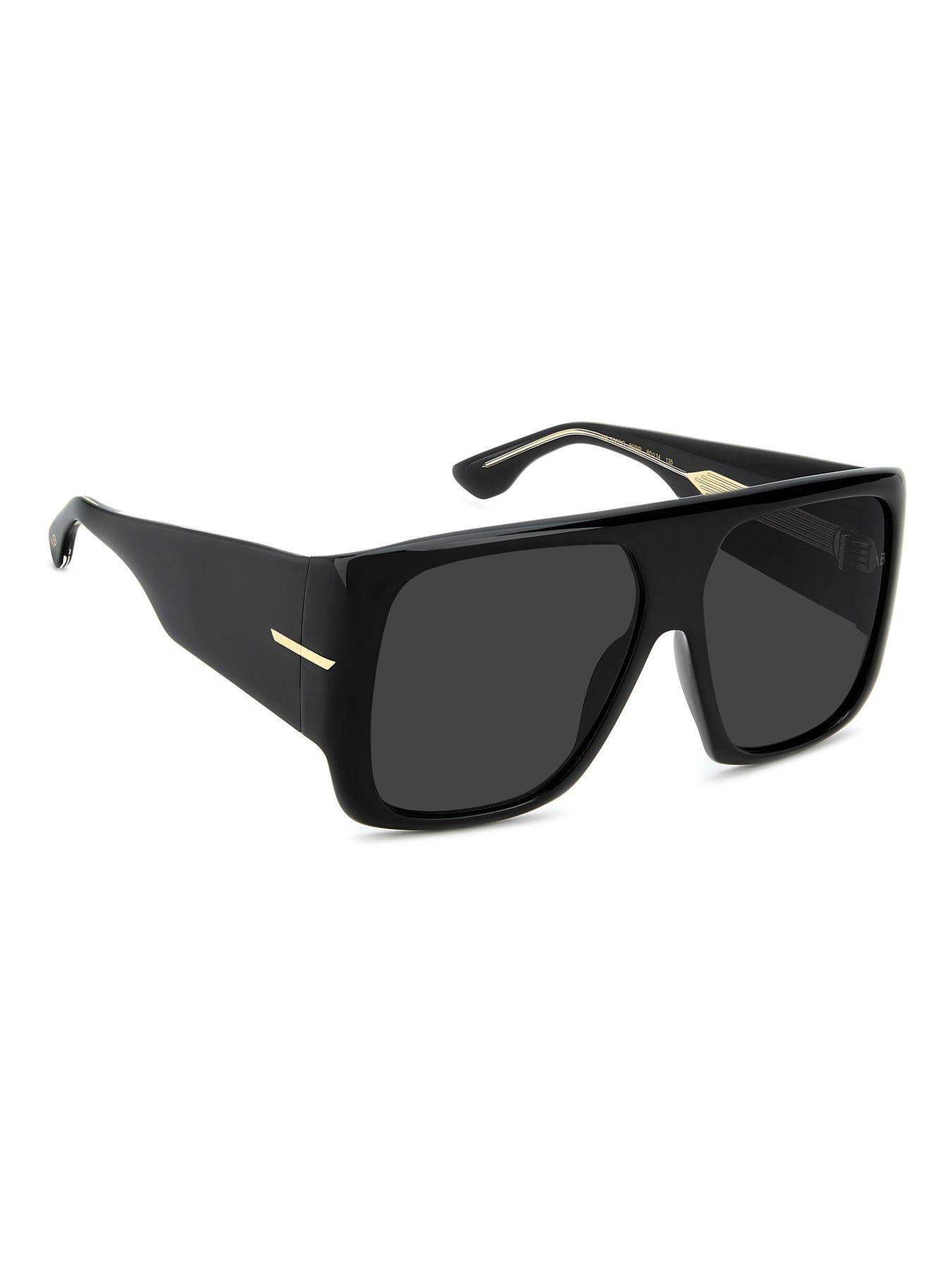 Image 5 of 5 of VICTORIA BECKHAM Oversized Square Mask Style Sunglasses