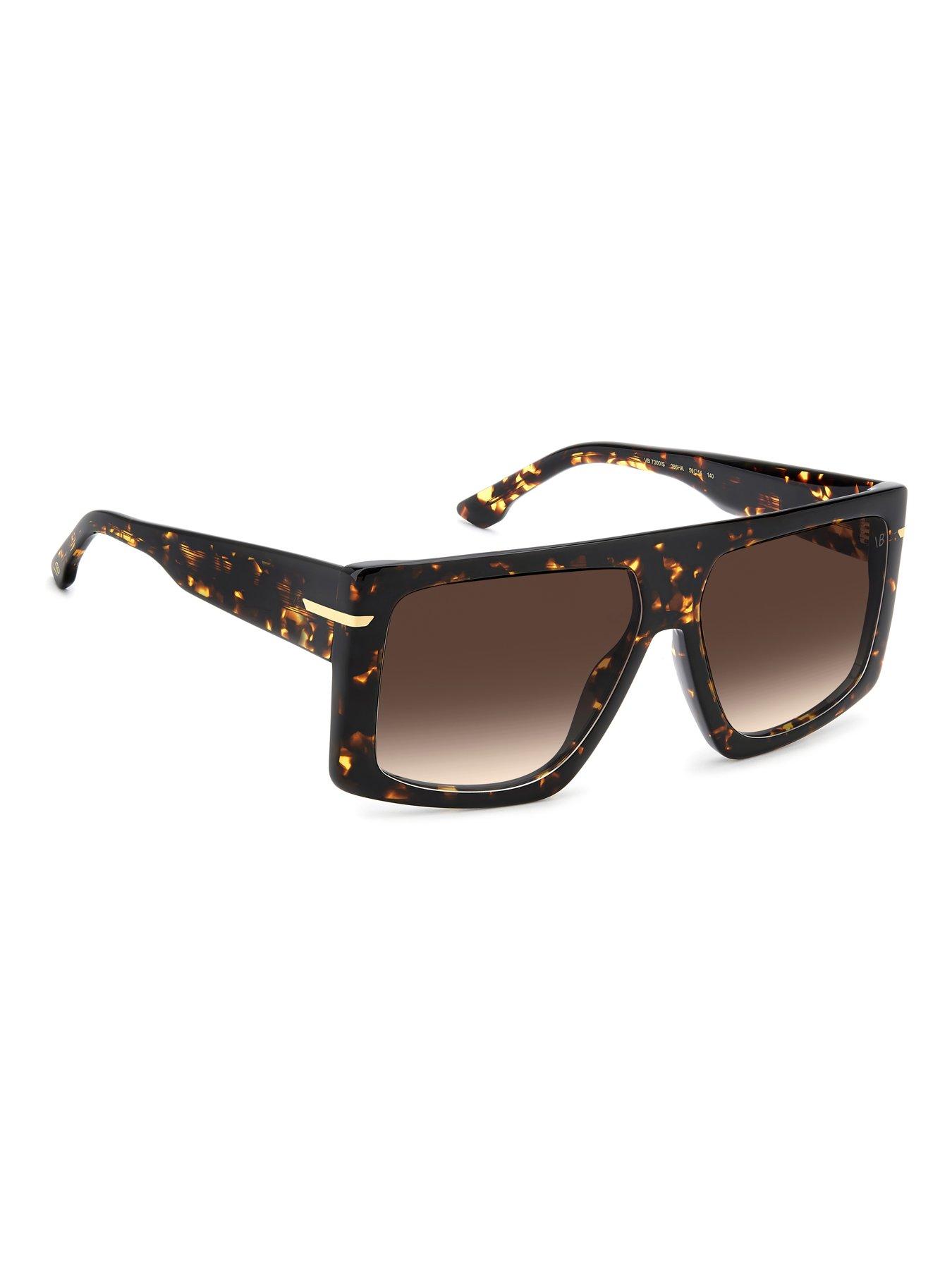 Image 2 of 6 of VICTORIA BECKHAM 7000/s Square Shape Sunglasses - Brown