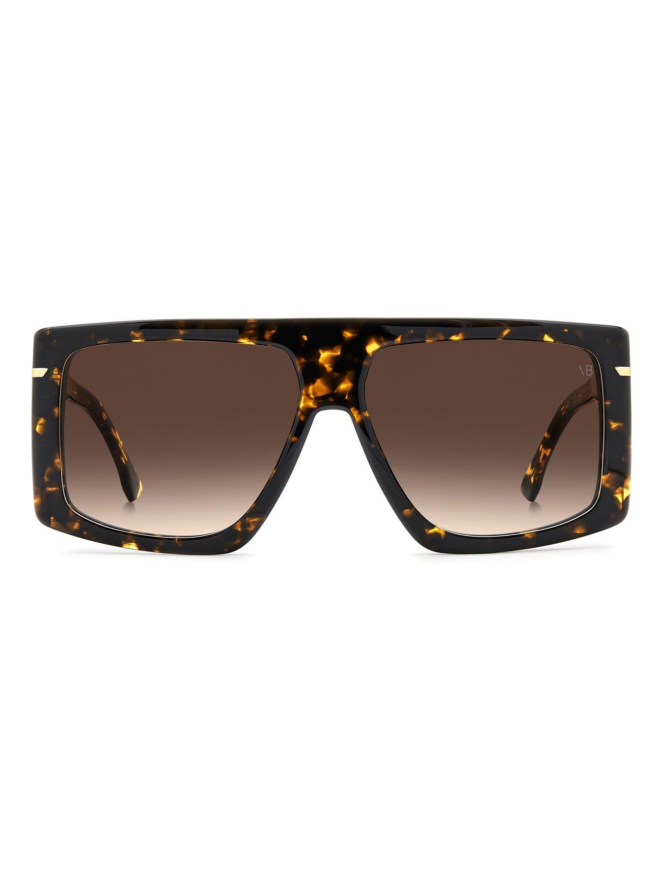 Image 3 of 6 of VICTORIA BECKHAM 7000/s Square Shape Sunglasses - Brown