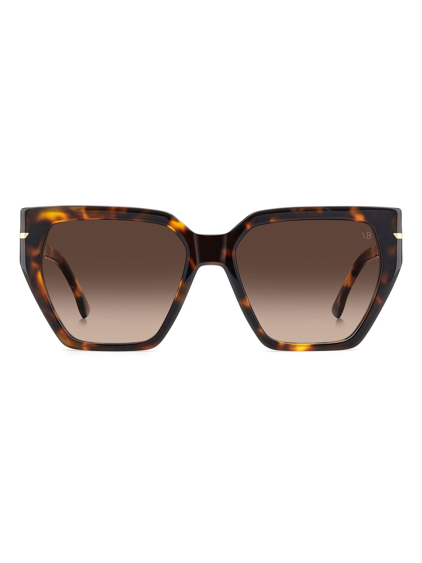 victoria-beckham-thick-frame-square-sunglasses--dark-havanaoutfit